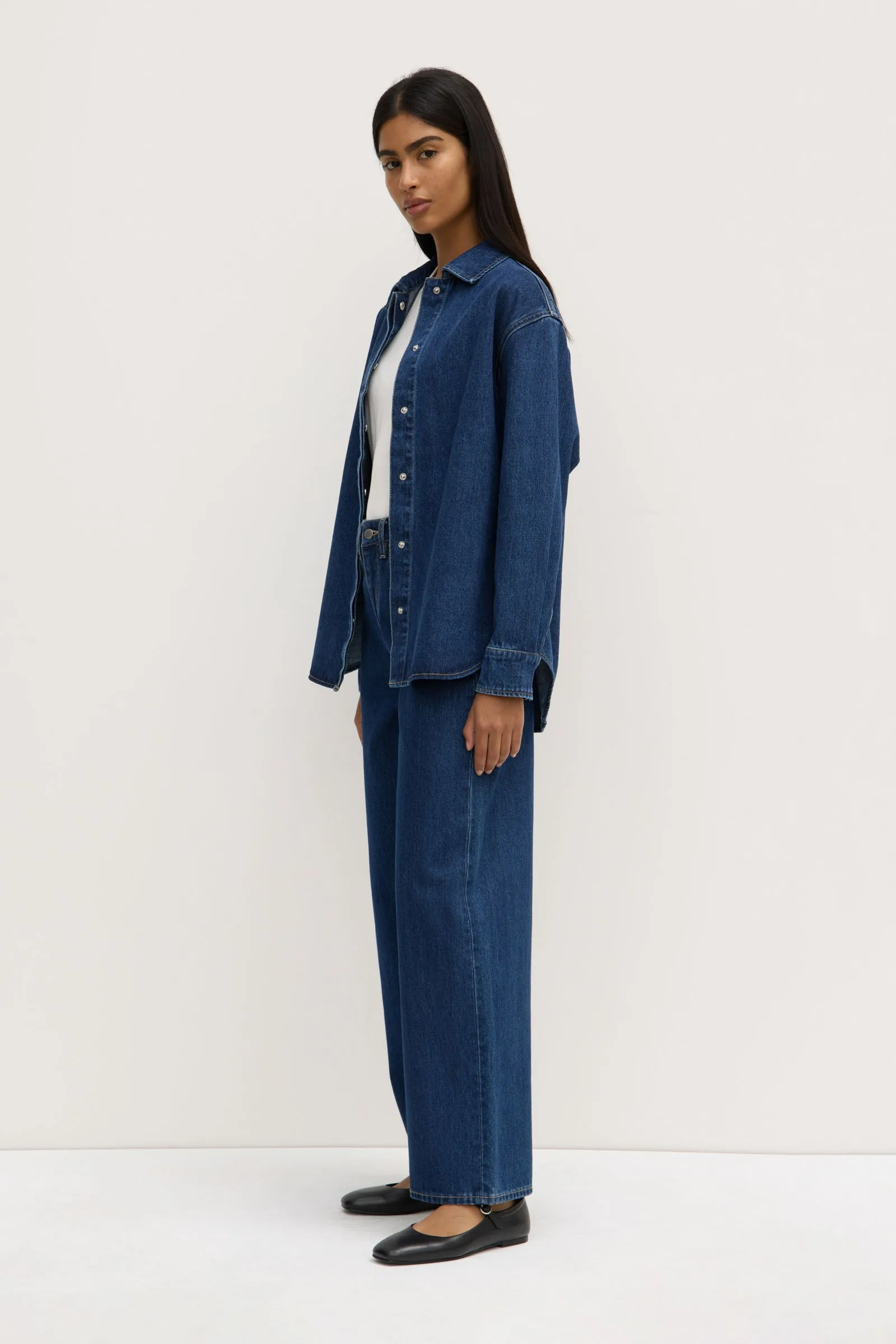 Rylee Denim Overshirt sold by Assembly Label product image thumbnail 3