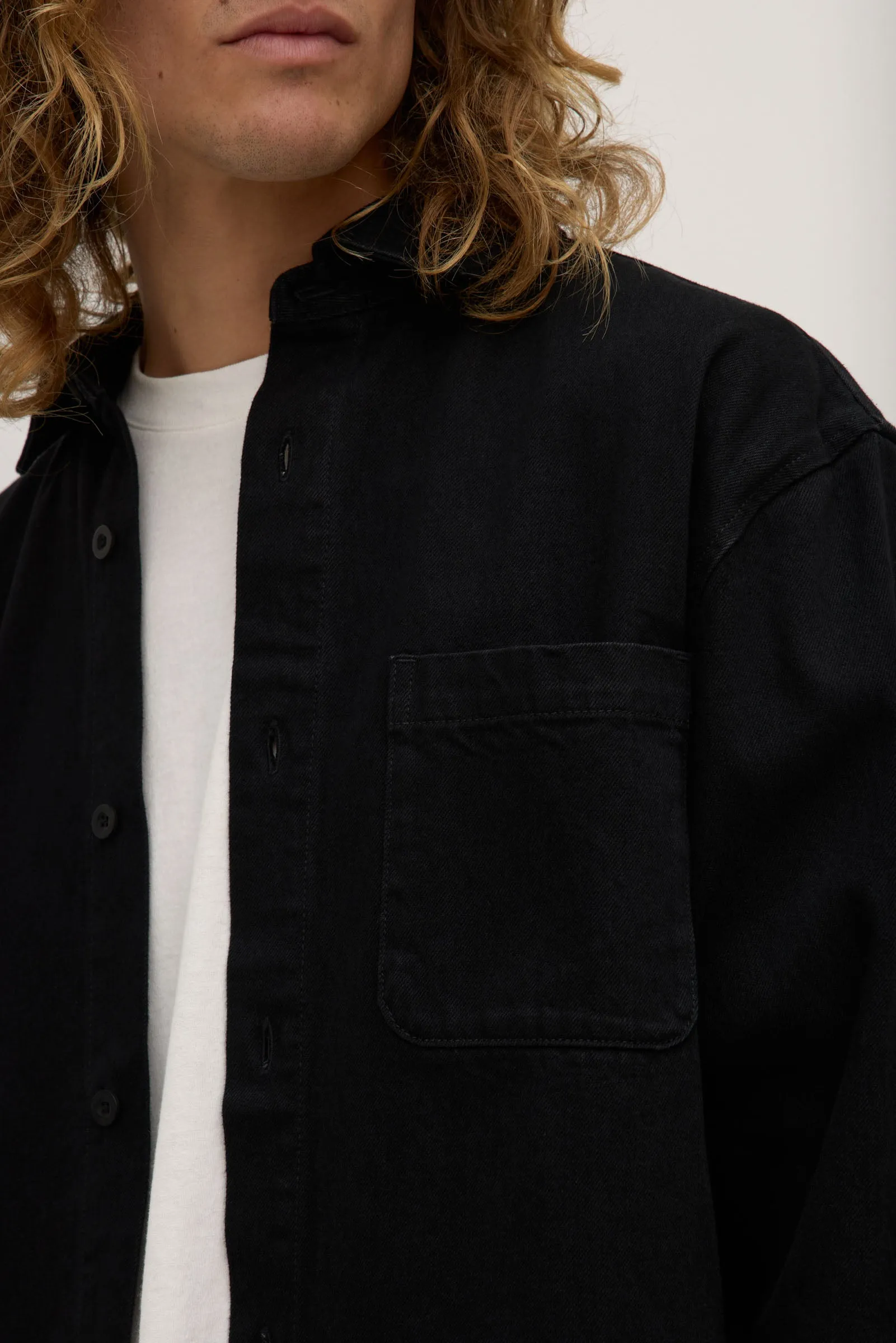 Denim Overshirt sold by Assembly Label product image thumbnail 4