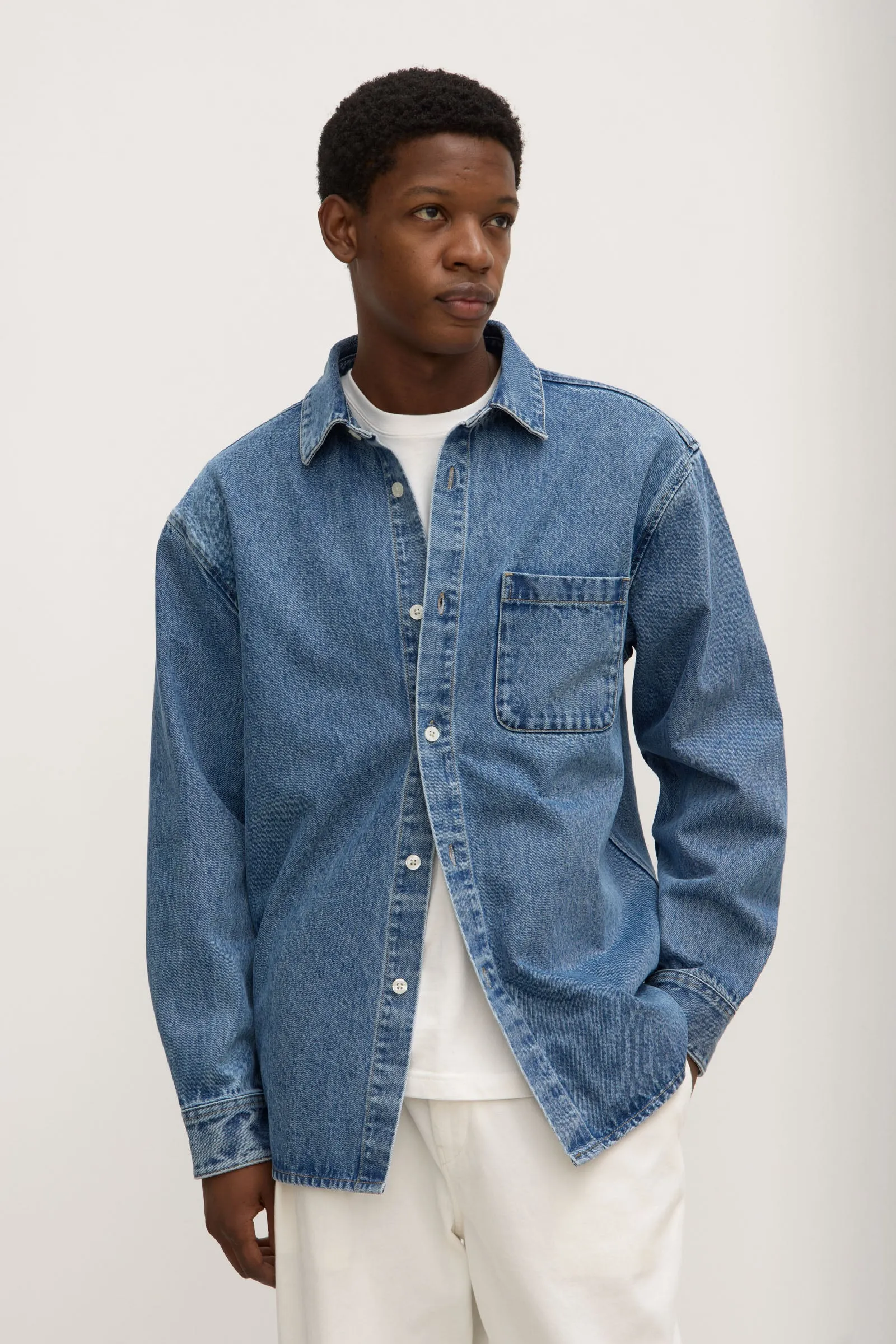 Denim Overshirt sold by Assembly Label product image thumbnail 2