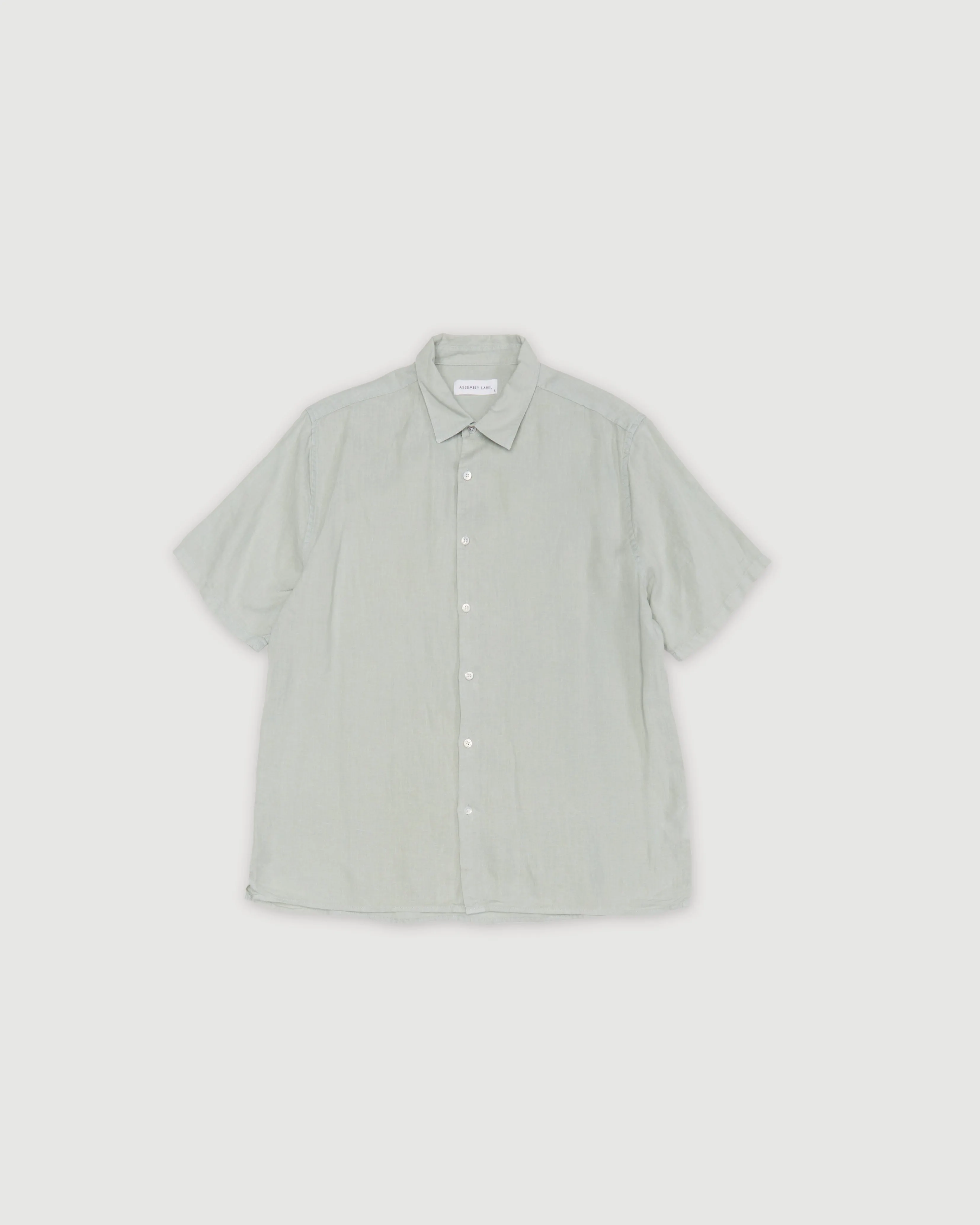 Re-Worn Mens Linen Short Sleeve Shirt sold by Assembly Label