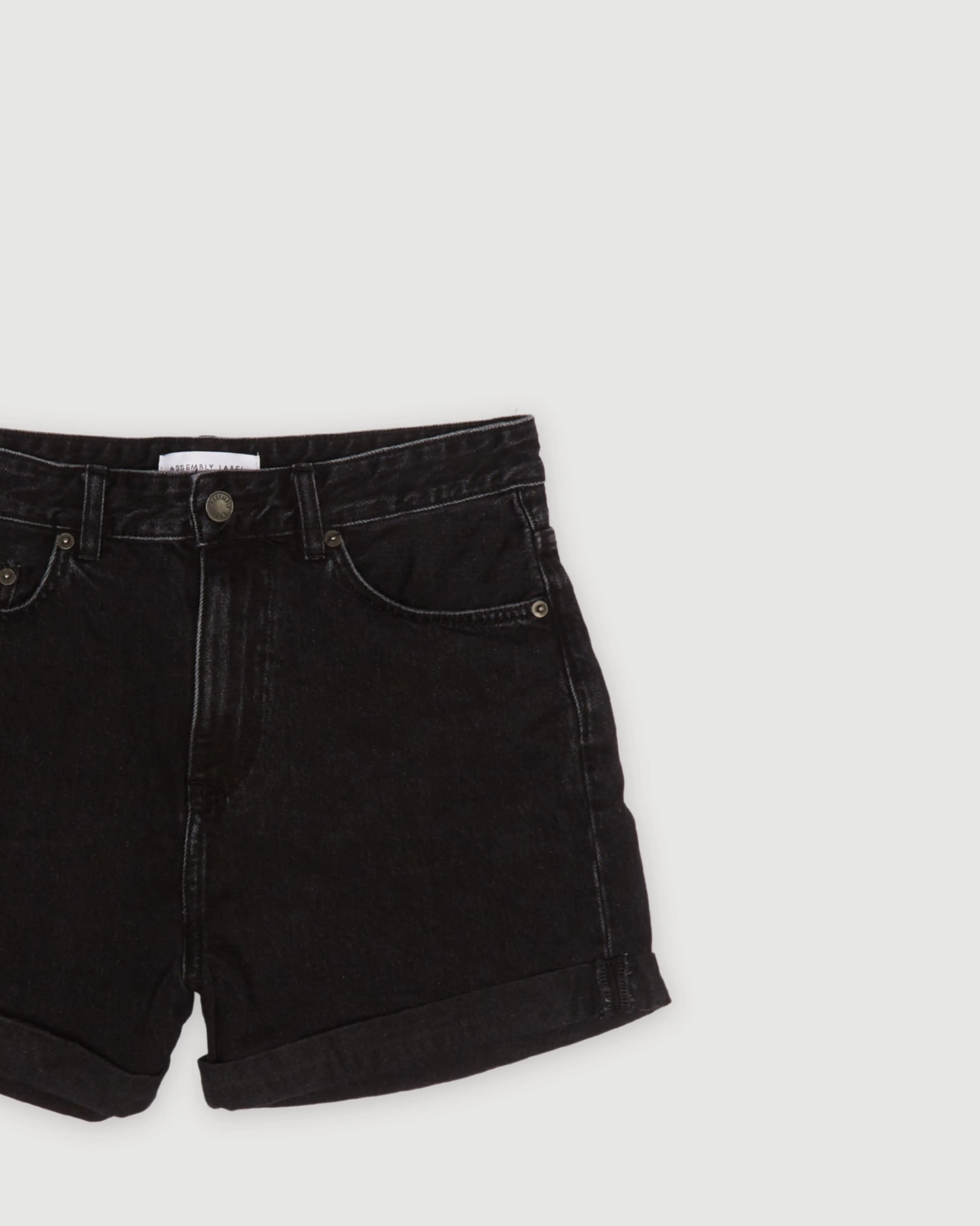 Re-Worn Cotton Denim Vintage Short sold by Assembly Label product image thumbnail 2