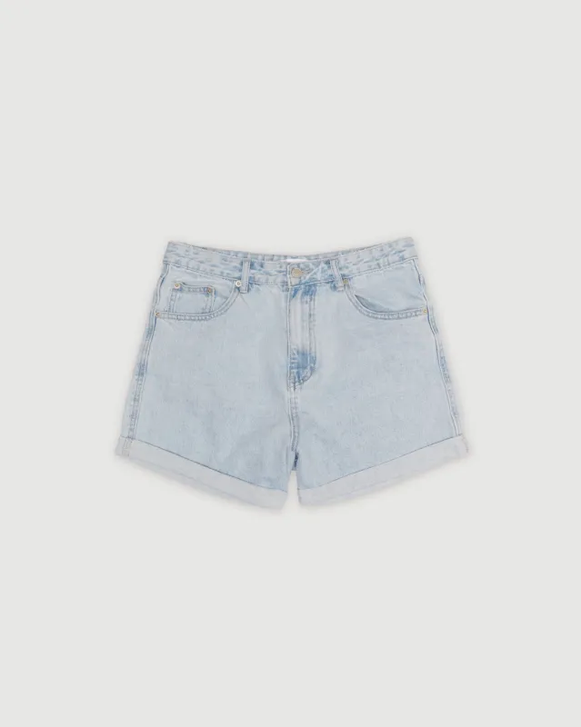Re-Worn Cotton Denim Vintage Short sold by Assembly Label