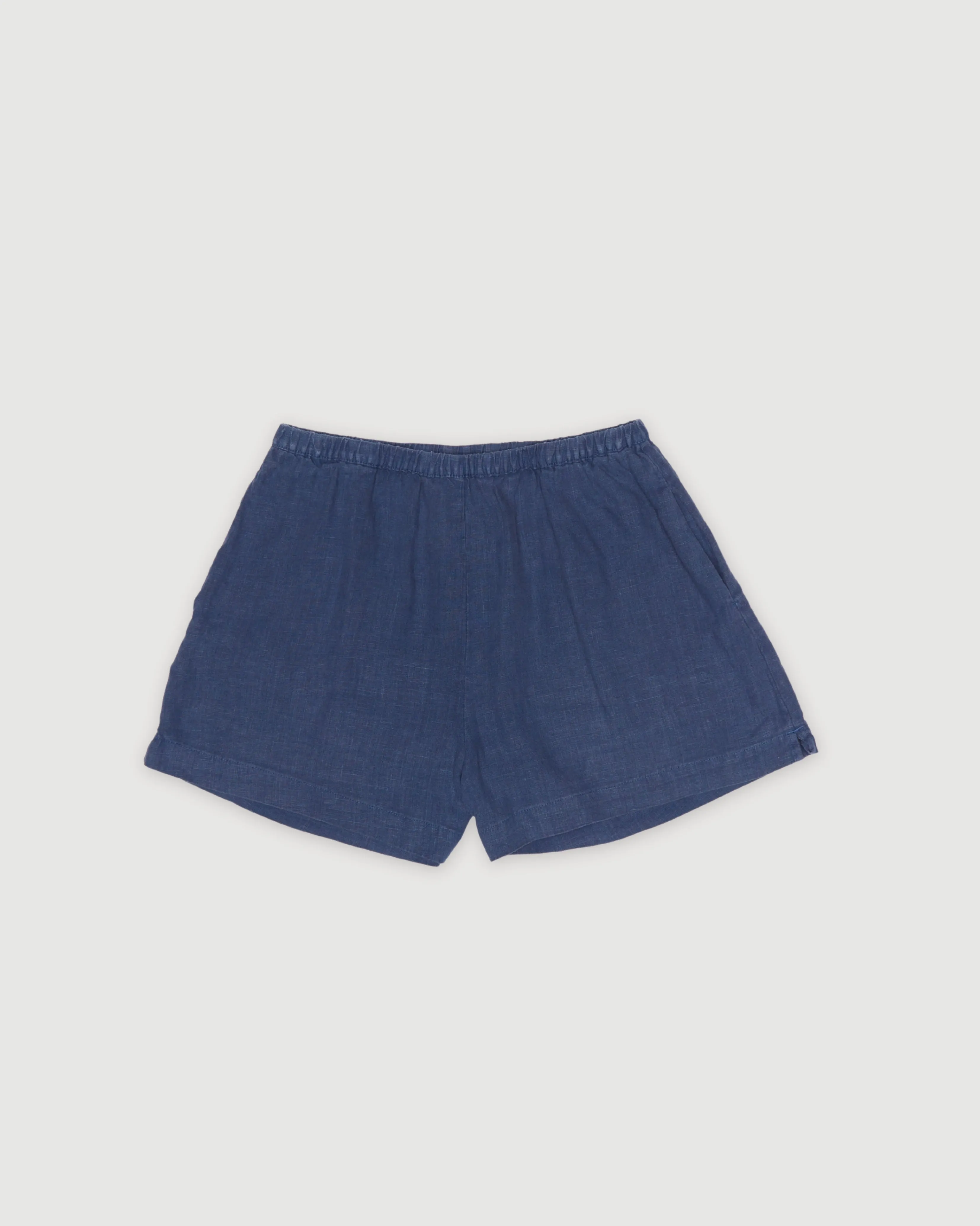 Re-Worn Womens Linen Denim Relaxed Short sold by Assembly Label