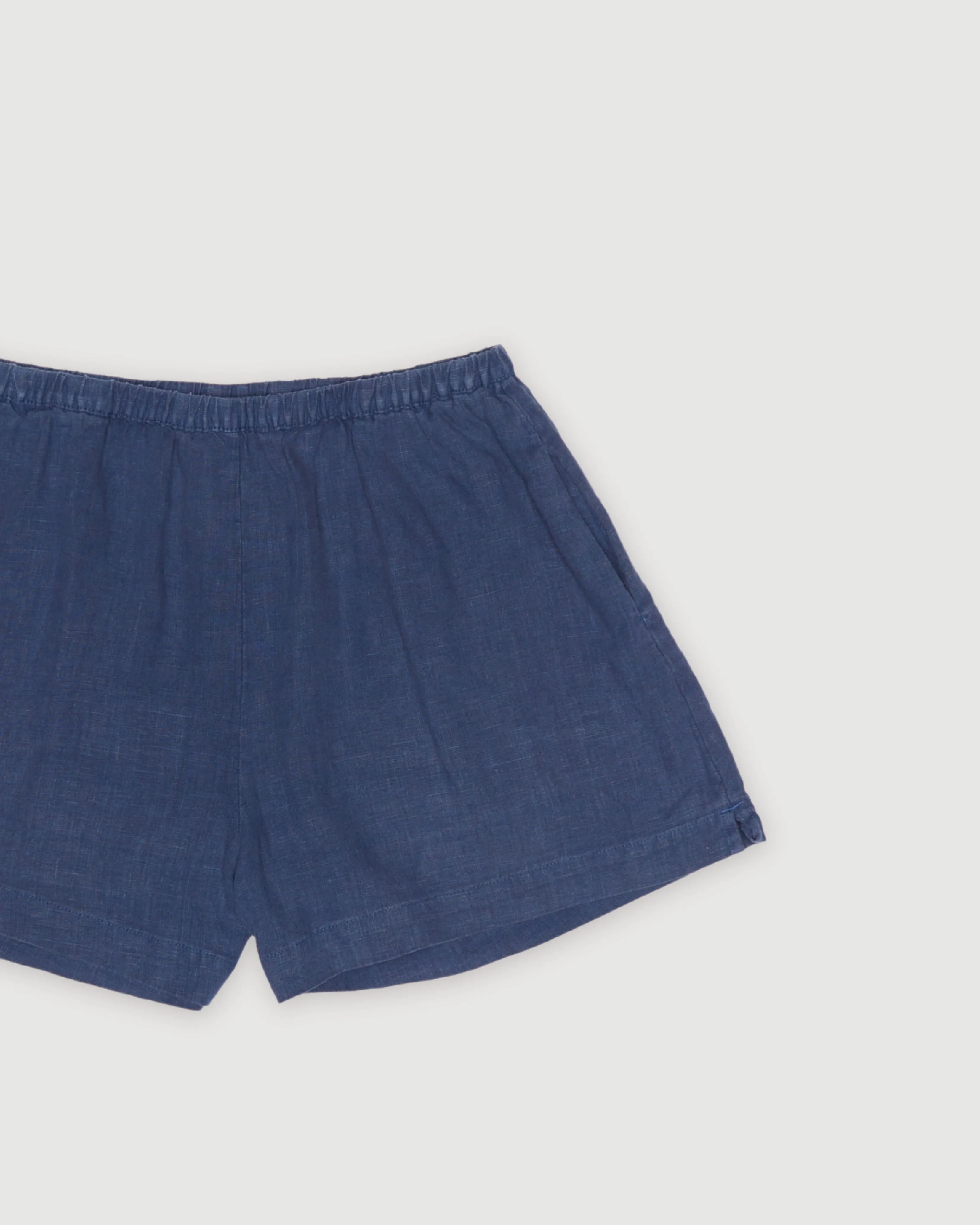 Re-Worn Womens Linen Denim Relaxed Short sold by Assembly Label product image thumbnail 2
