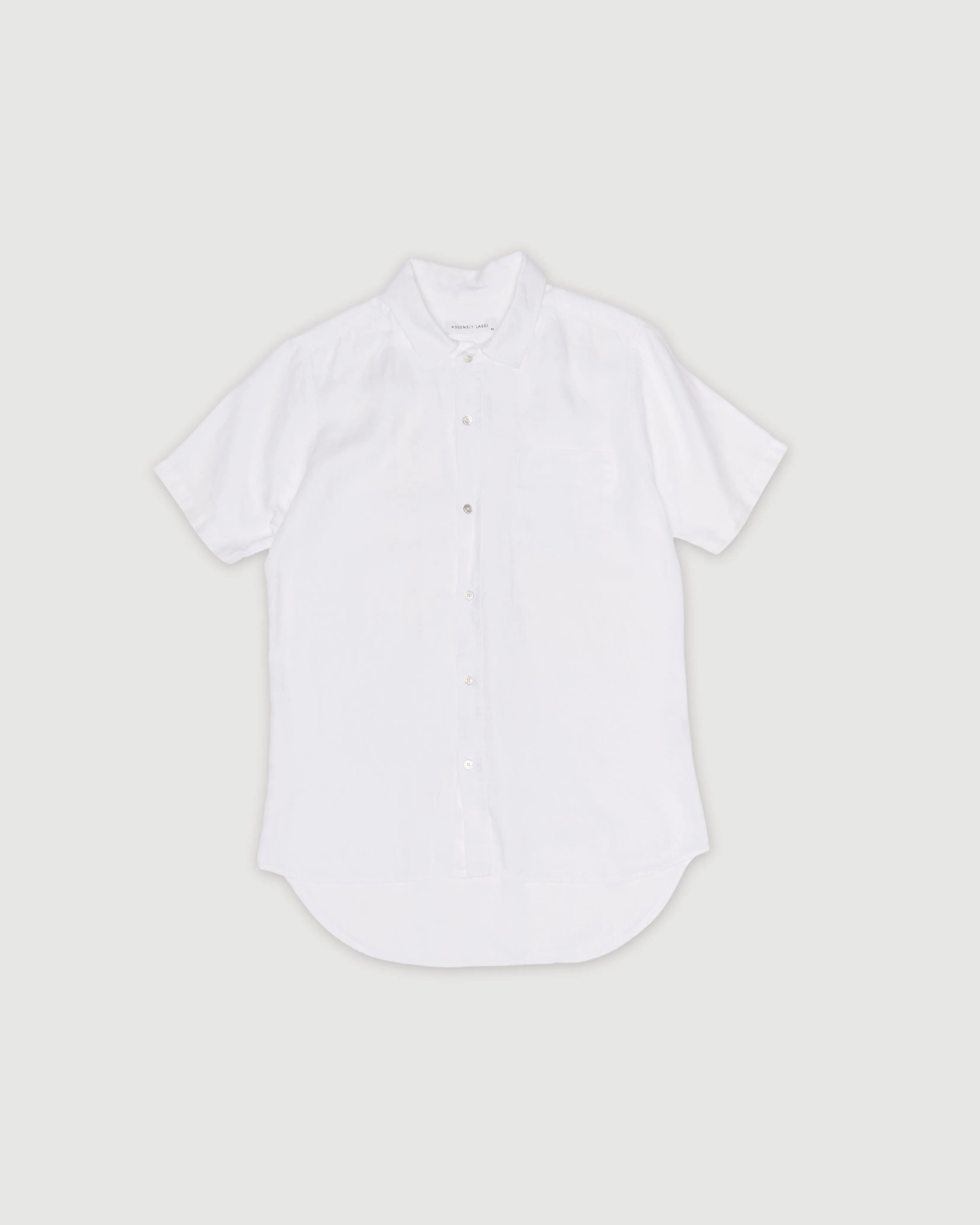 Re-Worn Mens Linen Short Sleeve Shirt sold by Assembly Label