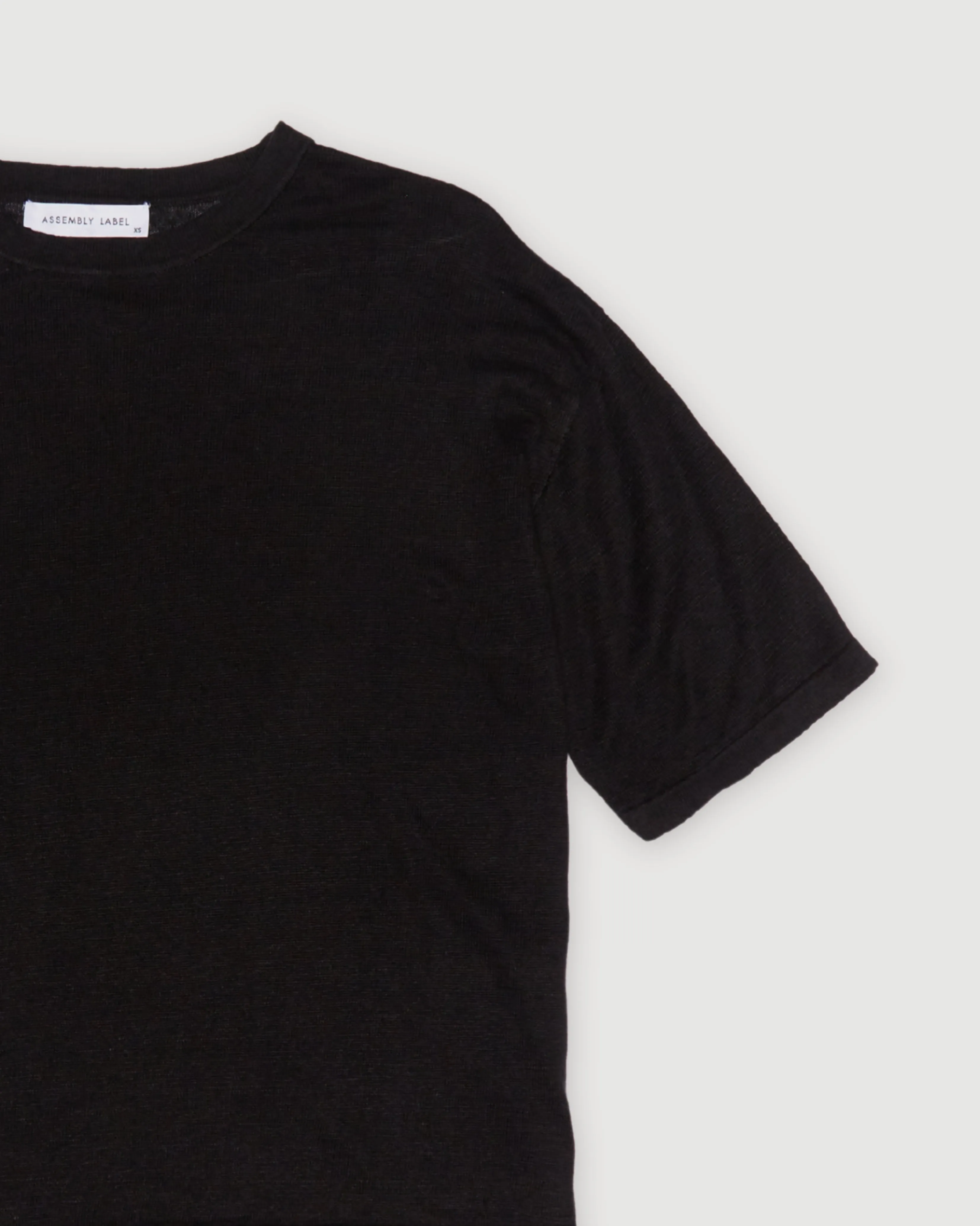 Re-Worn Mens Linen Textured Tee sold by Assembly Label product image thumbnail 2
