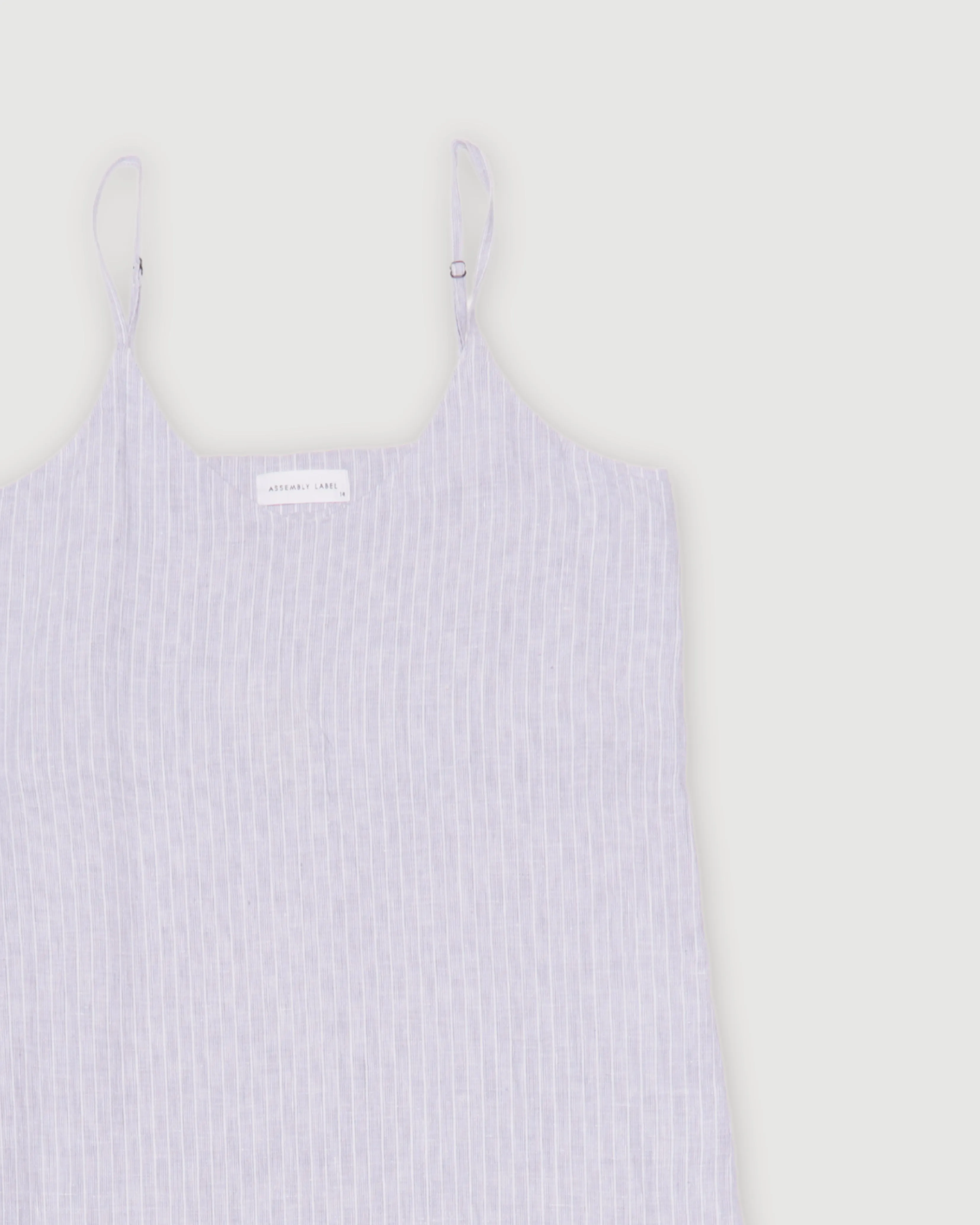 Re-Worn Womens Linen Stripe Slip Dress sold by Assembly Label product image thumbnail 2