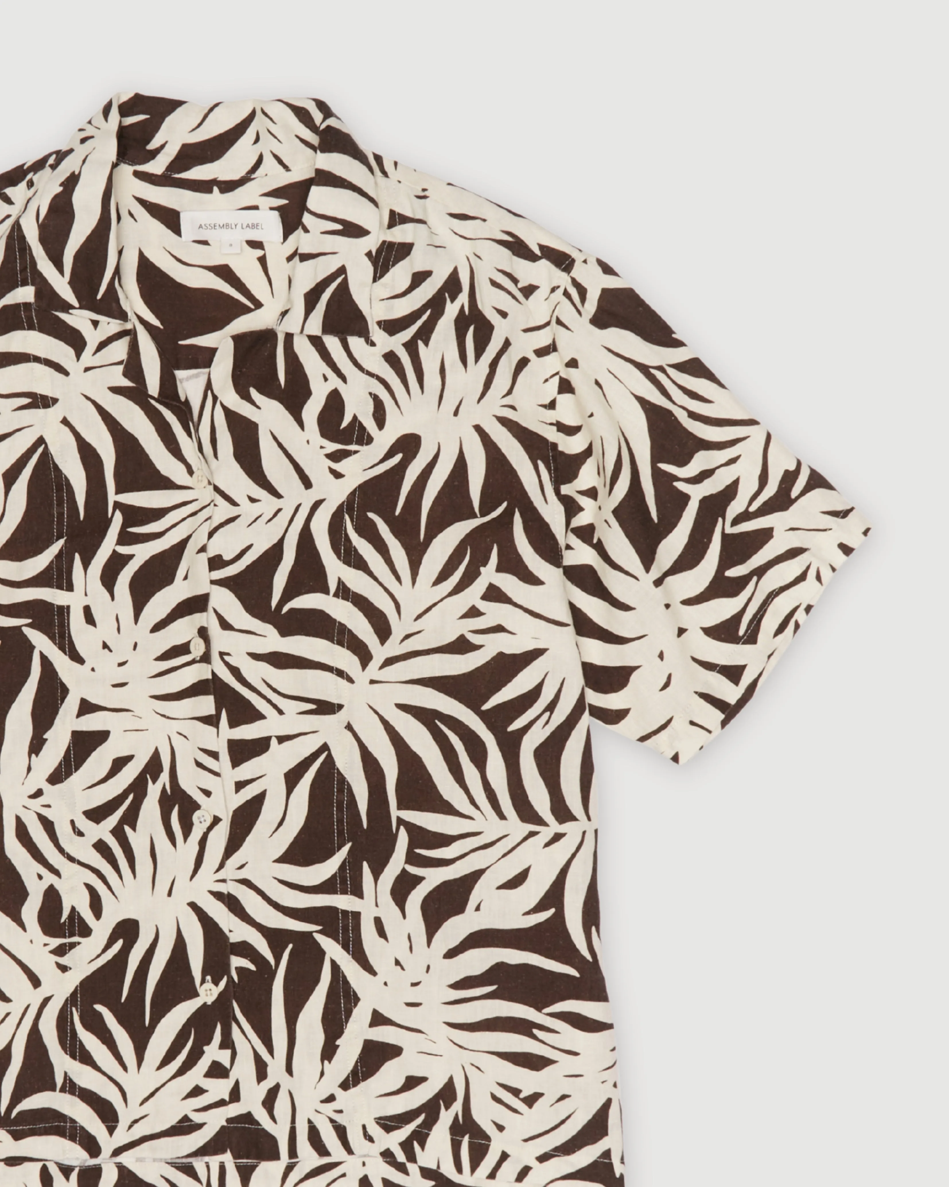 Re-Worn Womens Linen Short Sleeve Shirt sold by Assembly Label product image thumbnail 2