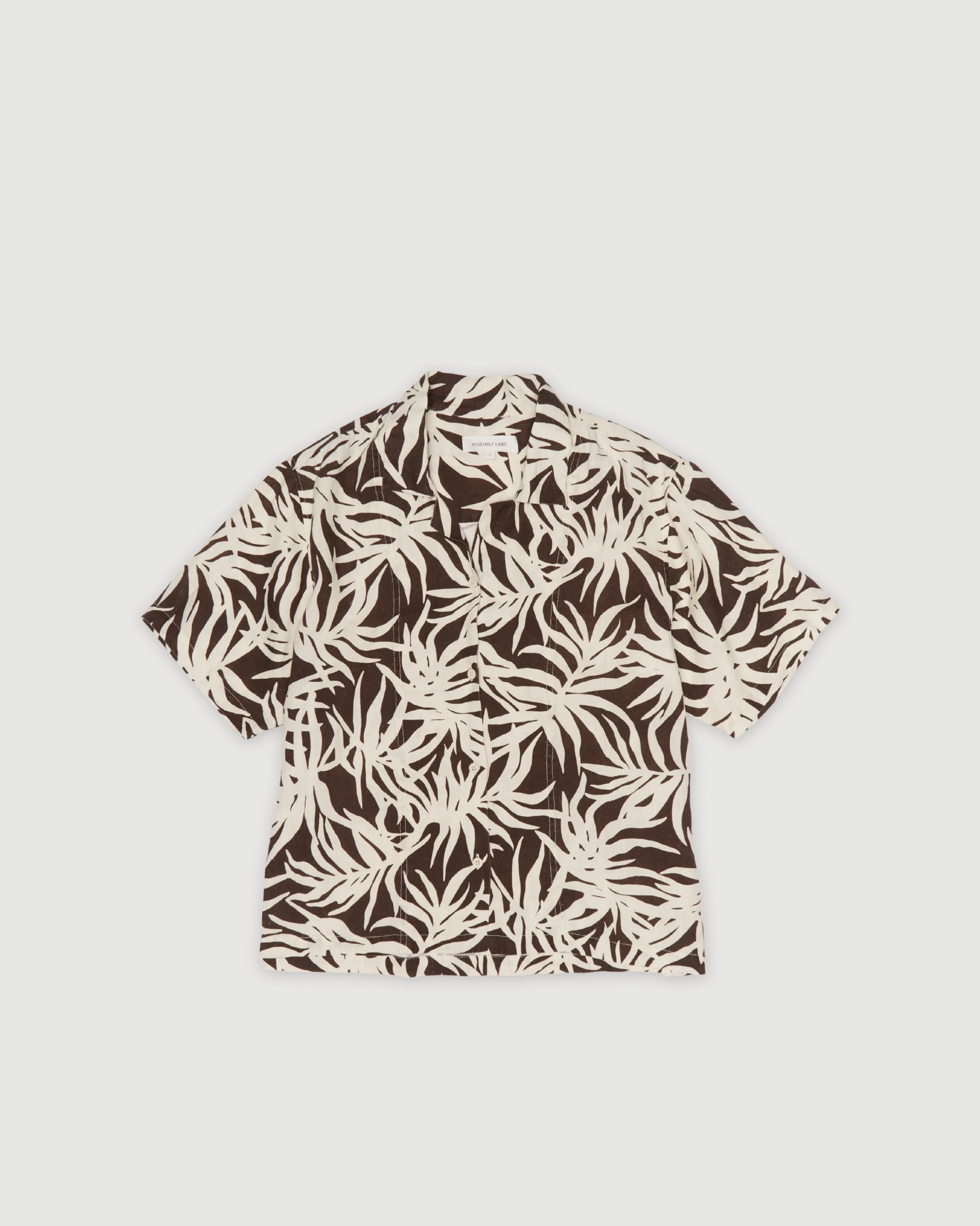 Re-Worn Womens Linen Short Sleeve Shirt sold by Assembly Label