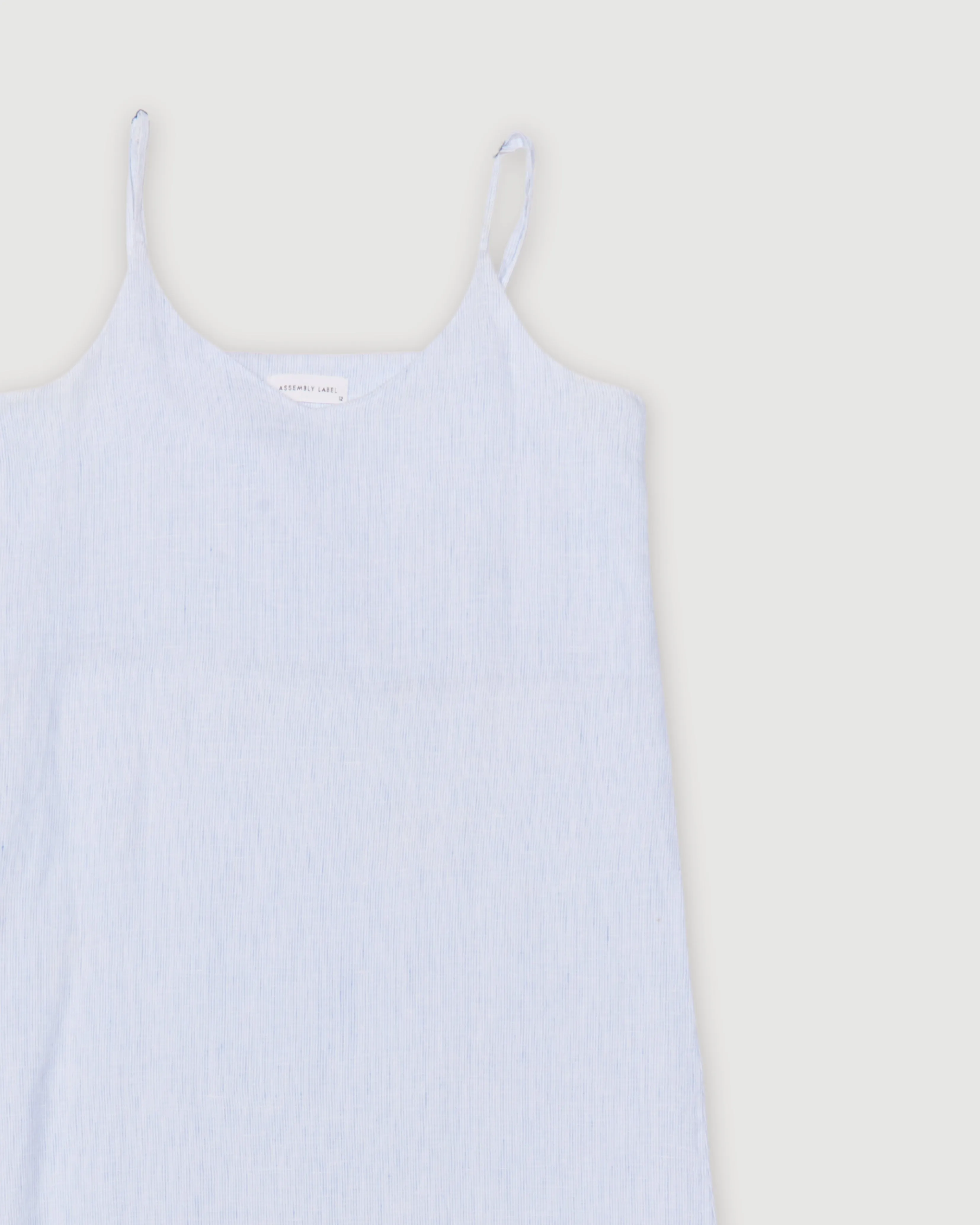 Re-Worn Womens Linen Stripe Slip Dress sold by Assembly Label product image thumbnail 2