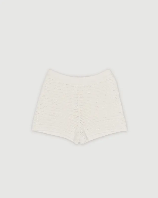 Re-Worn Womens Cotton Blend Textured Short sold by Assembly Label
