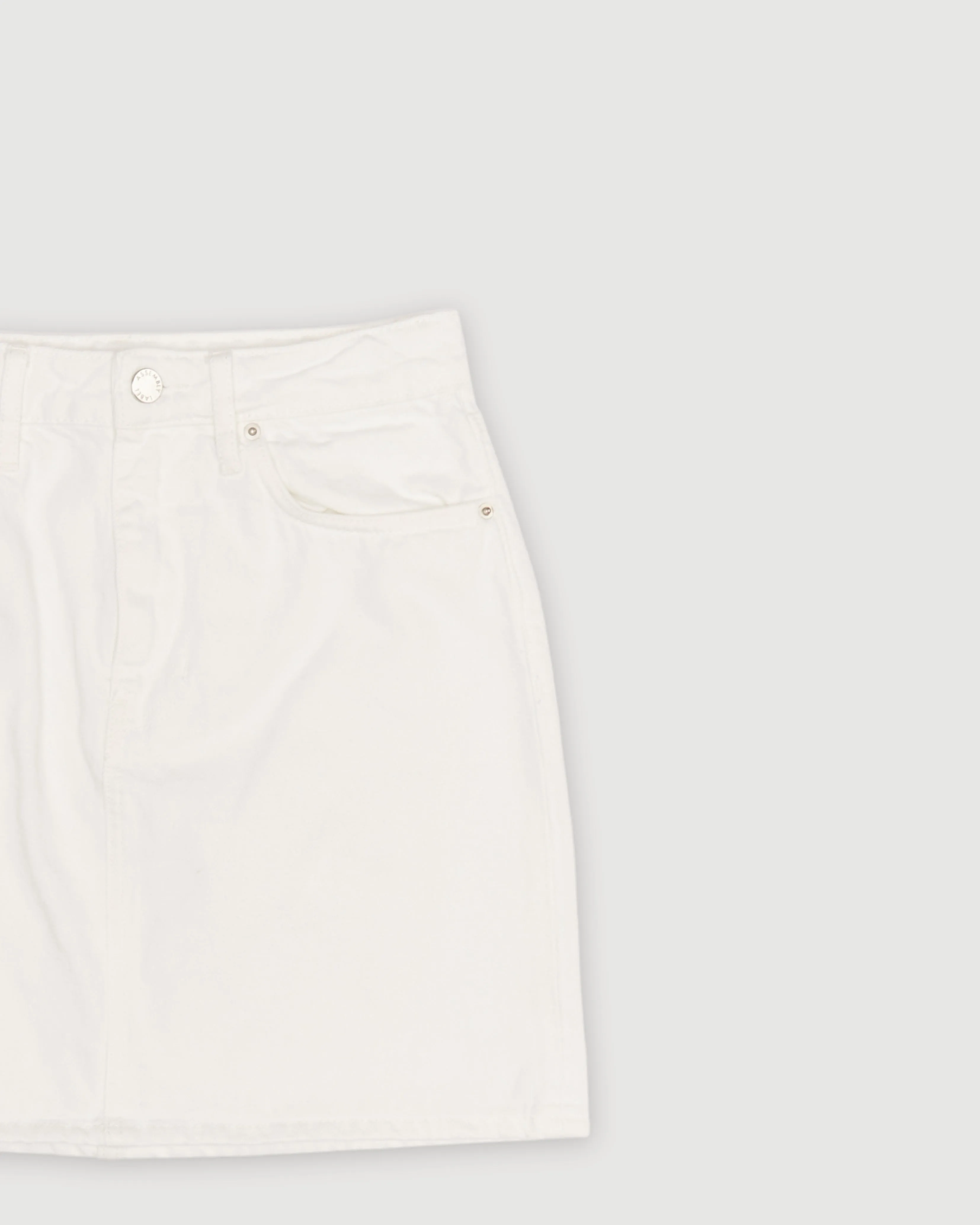 Re-Worn Womens Cotton Mini Skirt sold by Assembly Label product image thumbnail 2