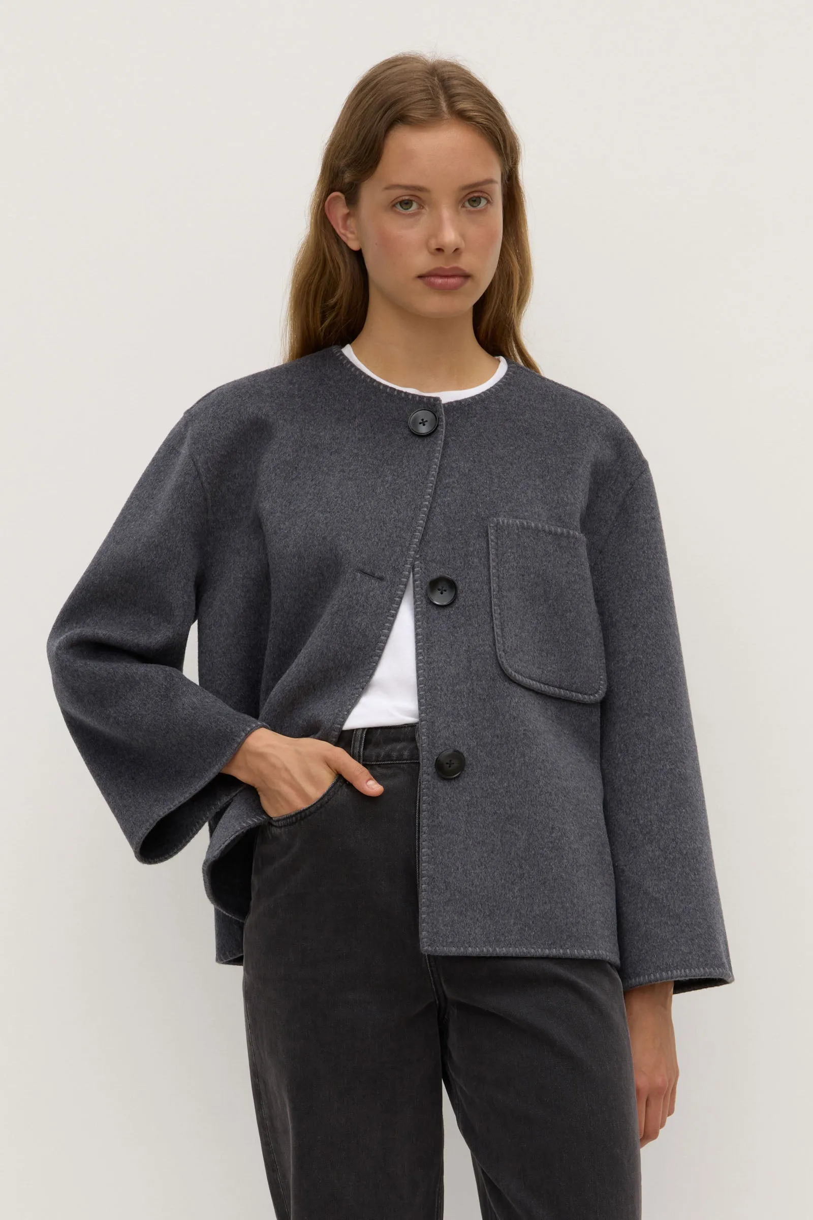 Camille Wool Cashmere Jacket sold by Assembly Label product image thumbnail 3