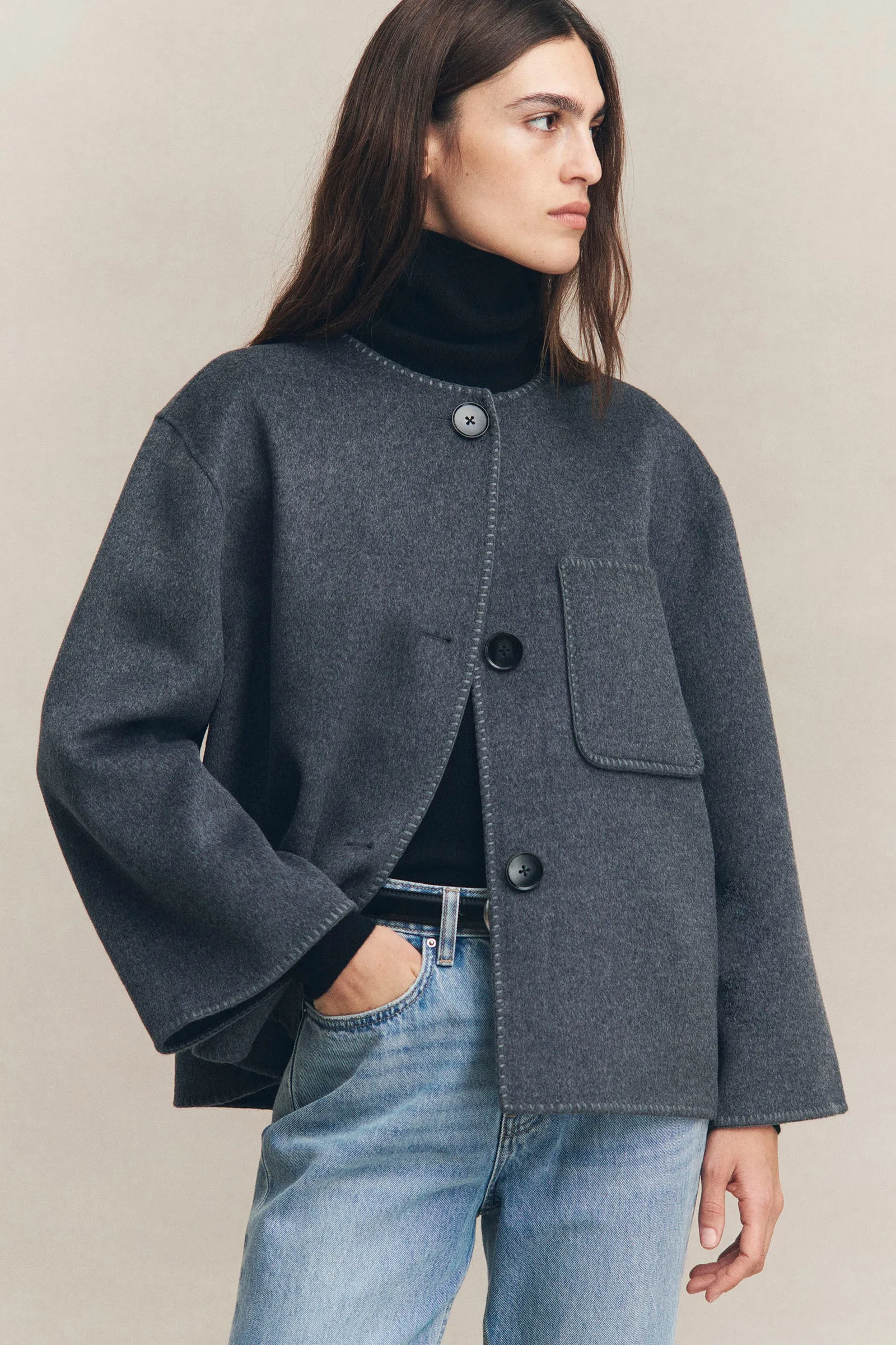 Camille Wool Cashmere Jacket sold by Assembly Label product image thumbnail 2