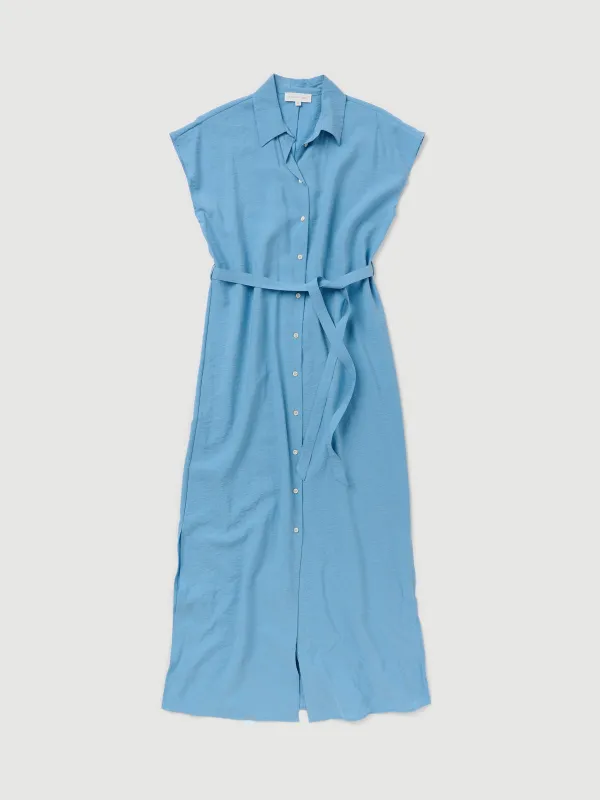 Re-Worn Womens Silk Blend Textured Shirt Dress sold by Assembly Label