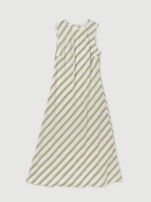 Re-Worn Womens Viscose Blend Stripe Dress sold by Assembly Label