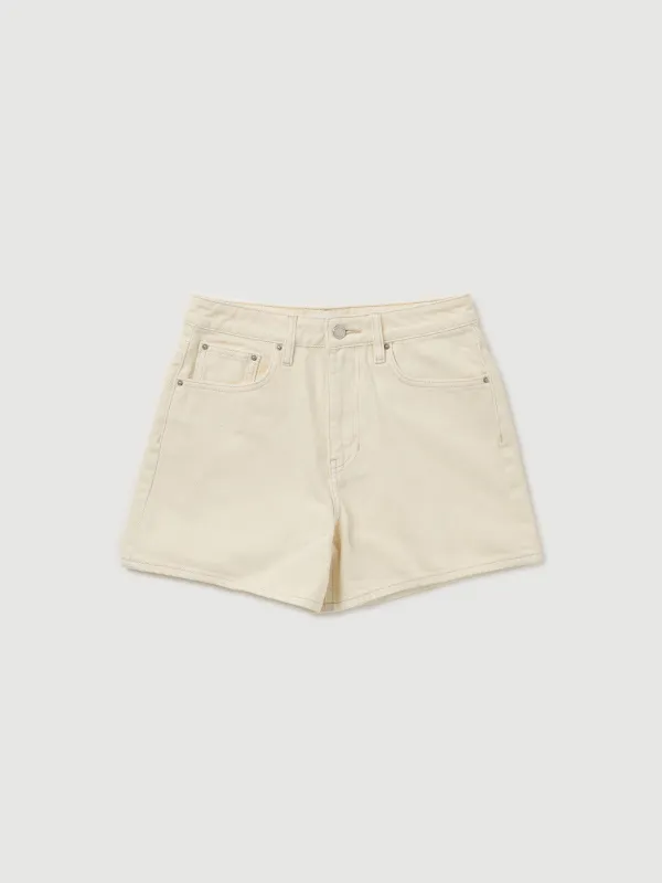 Re-Worn Cotton Denim Short sold by Assembly Label
