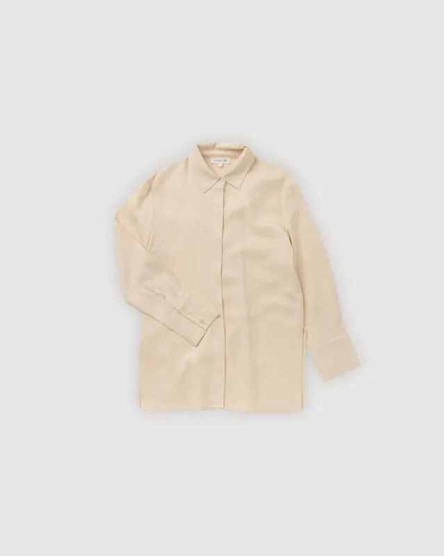 Re-Worn Womens Linen Blend Textured Shirt sold by Assembly Label