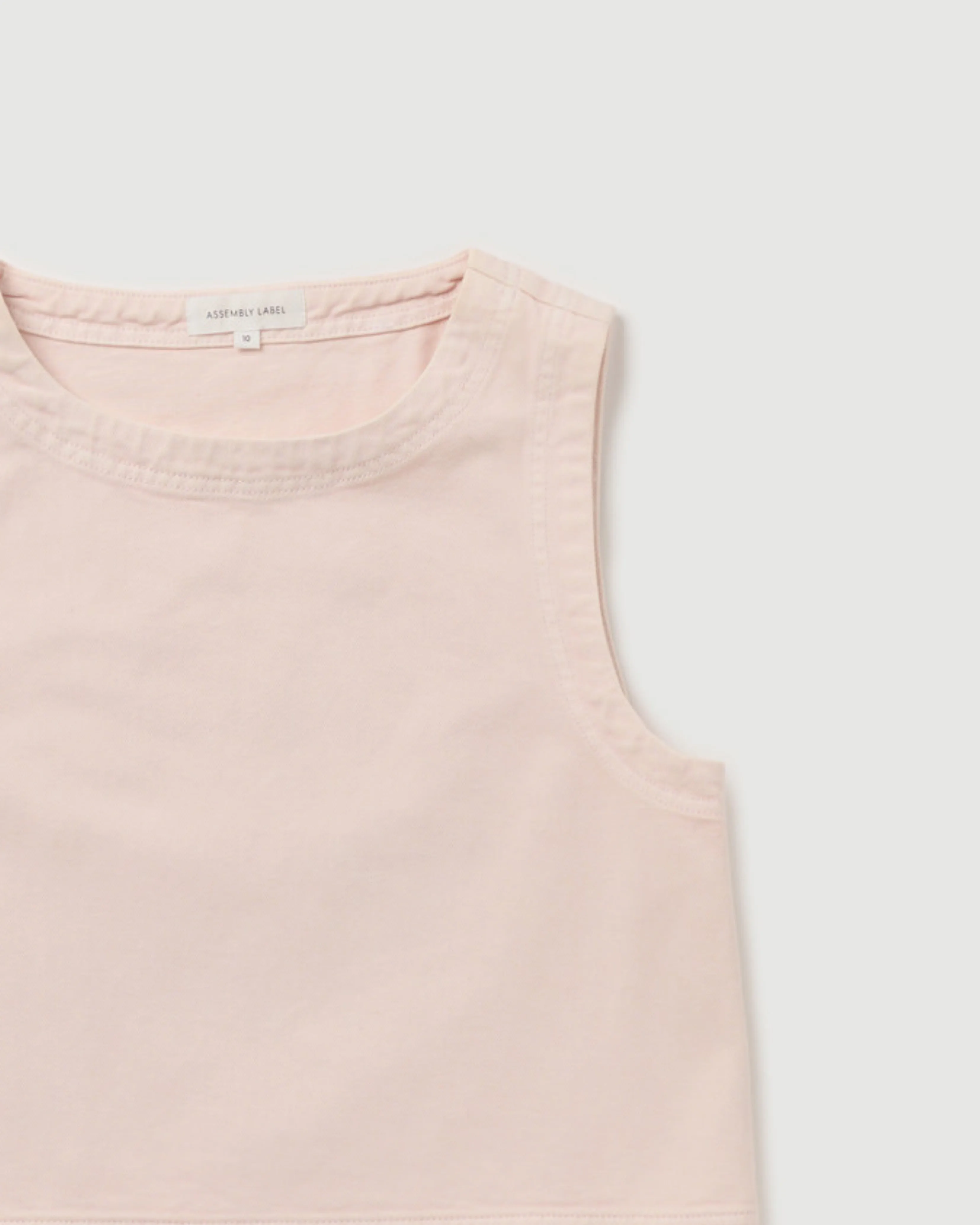 Re-Worn Womens Cotton Textured Tank sold by Assembly Label product image thumbnail 2