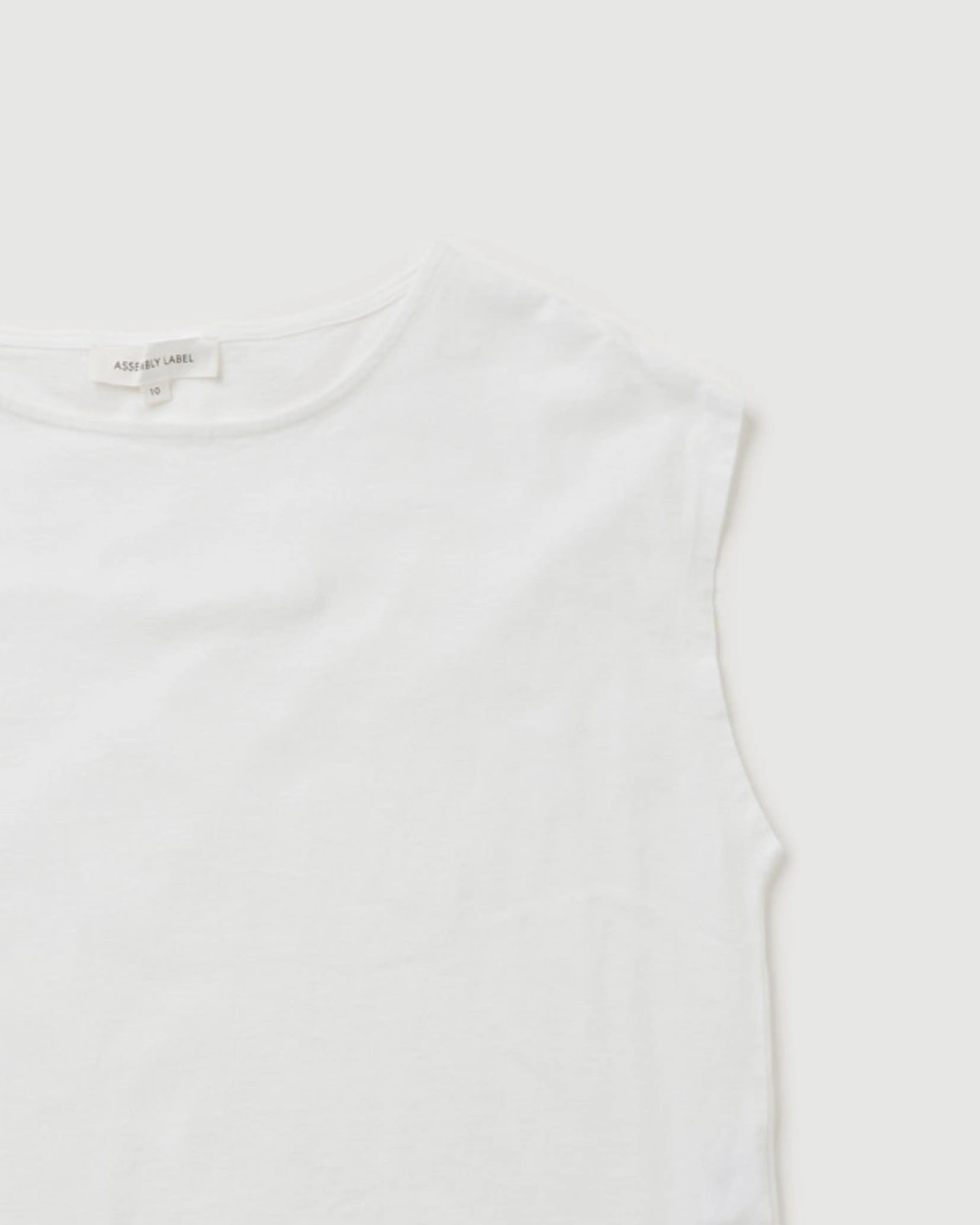 Re-Worn Womens Organic Cotton Textured Tank sold by Assembly Label product image thumbnail 2