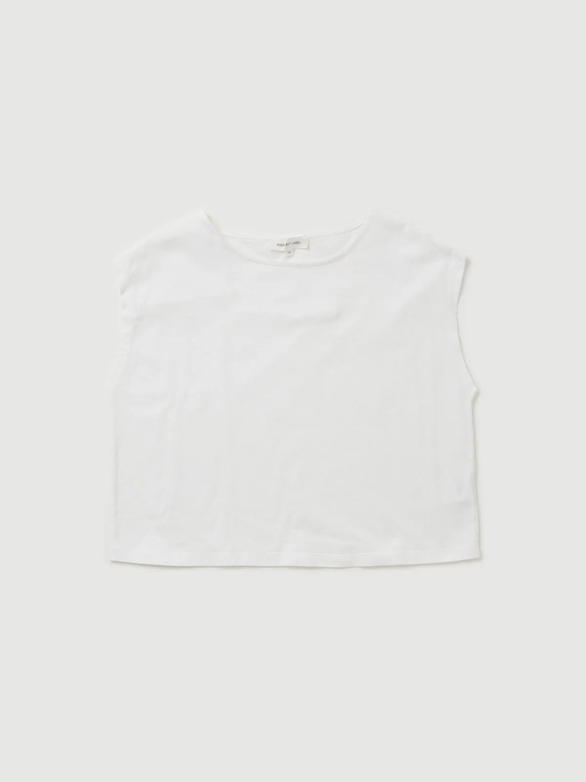 Re-Worn Womens Organic Cotton Textured Tank sold by Assembly Label