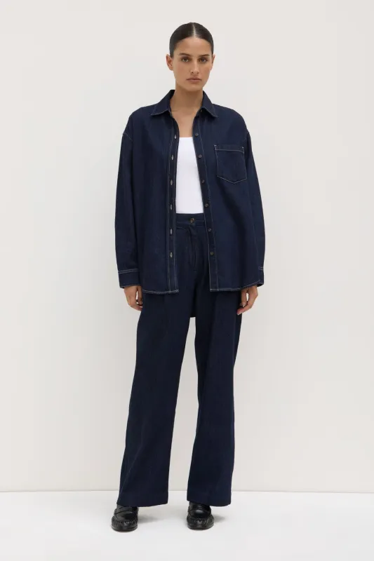 Kiera Recycled Denim Shirt sold by Assembly Label