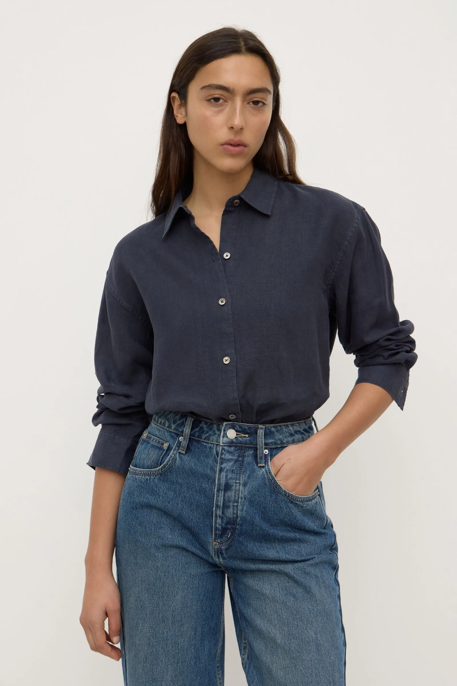 Womens Everyday Linen Shirt sold by Assembly Label product image thumbnail 4