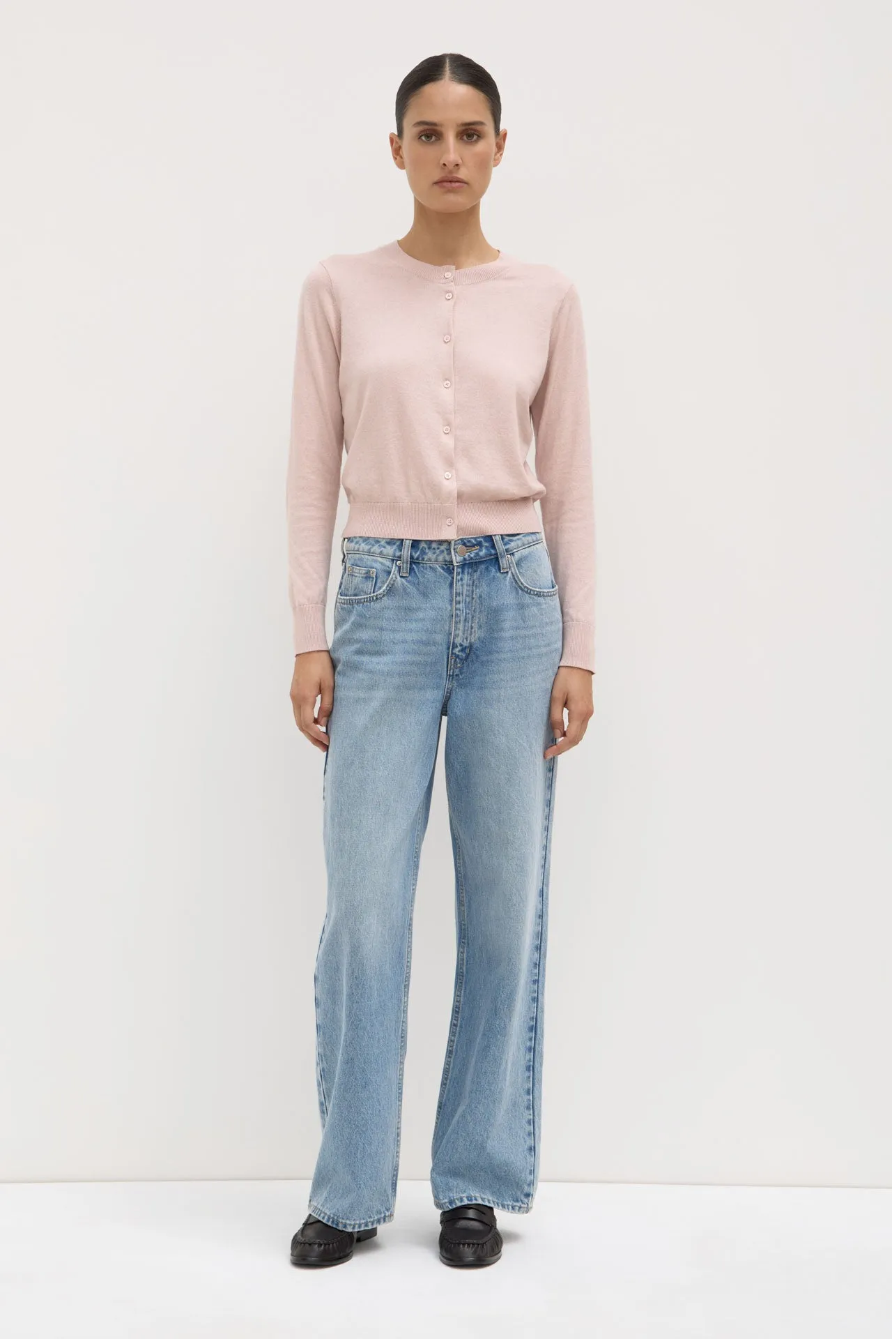 Semra Cotton Cashmere Cardigan sold by Assembly Label