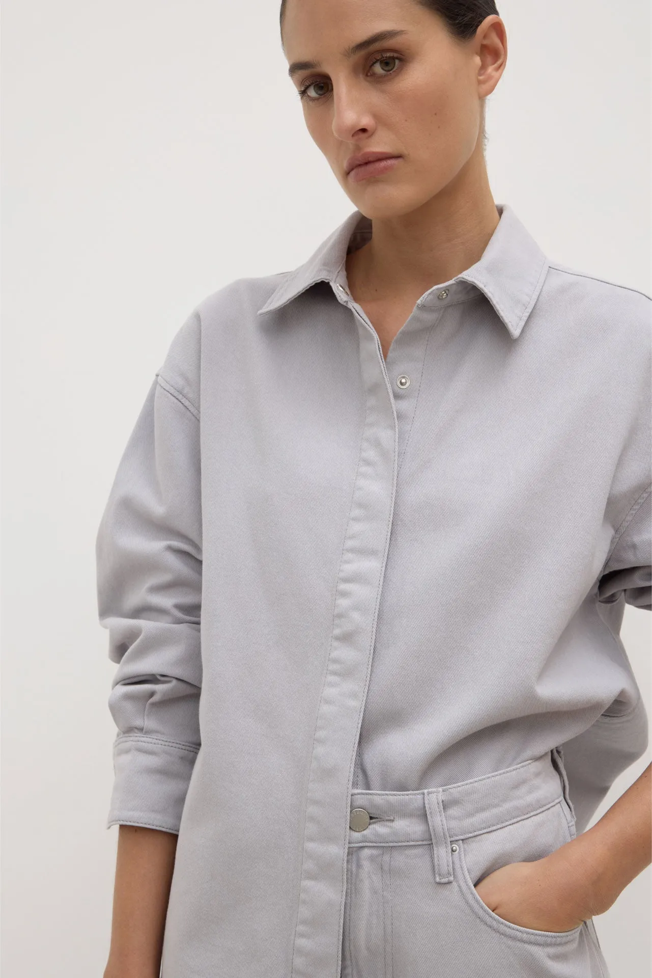 Emilia Denim Overshirt sold by Assembly Label product image thumbnail 5