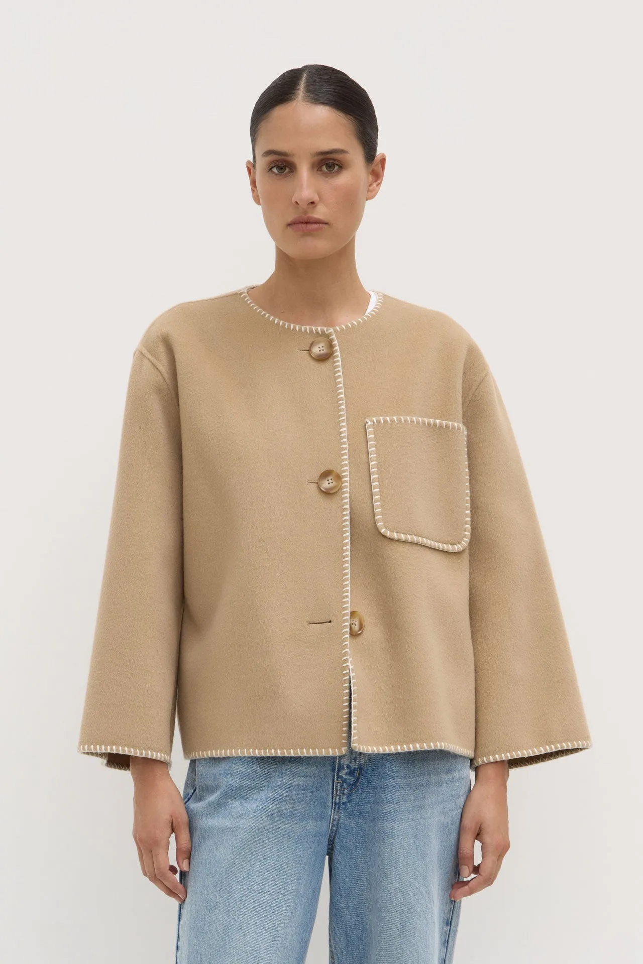 Camille Wool Cashmere Jacket sold by Assembly Label product image thumbnail 2