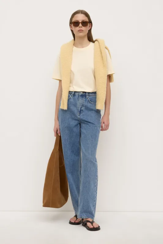 High Waist Straight Jean sold by Assembly Label