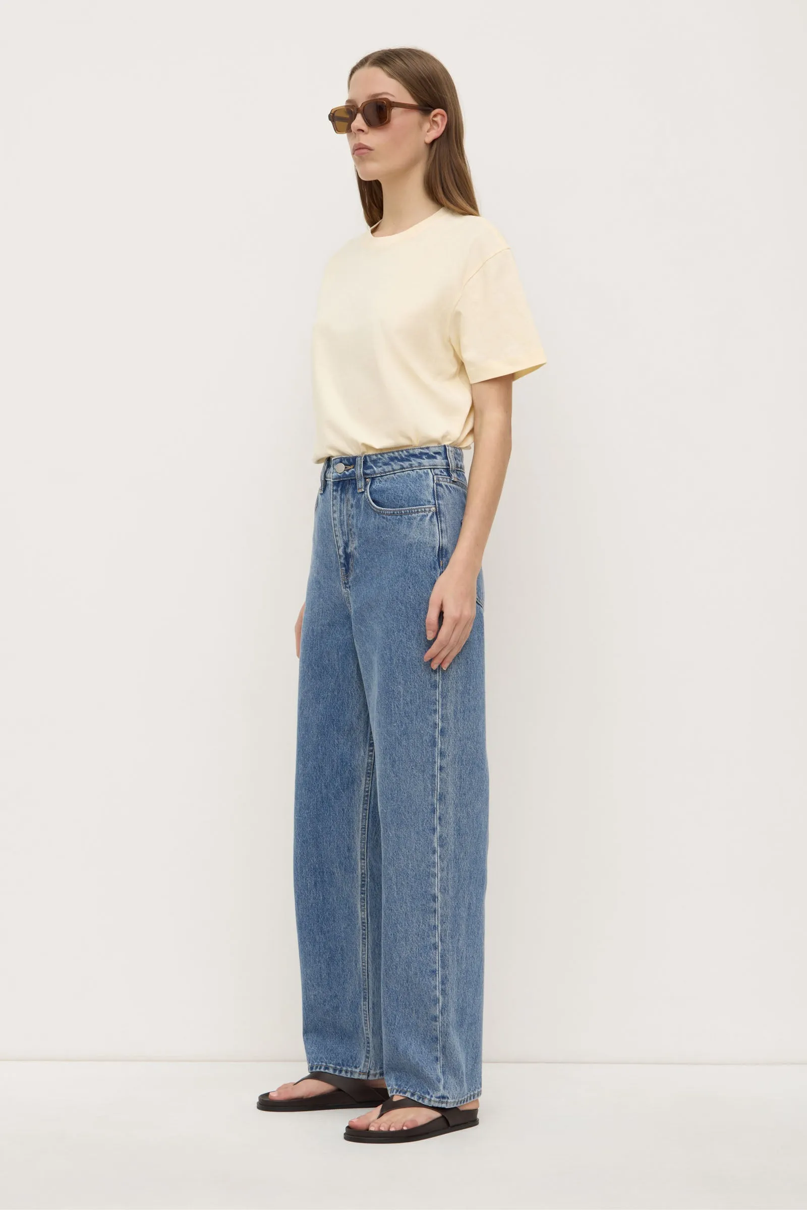 High Waist Straight Jean sold by Assembly Label product image thumbnail 3