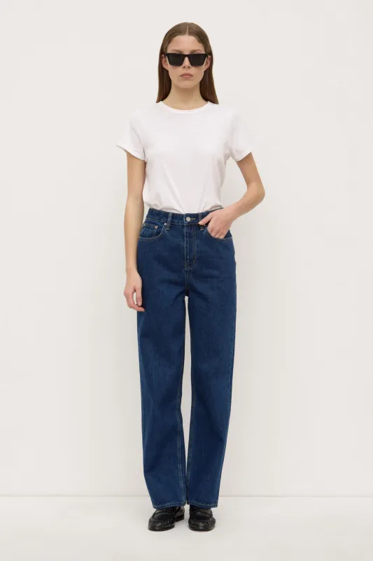 High Waist Straight Jean sold by Assembly Label