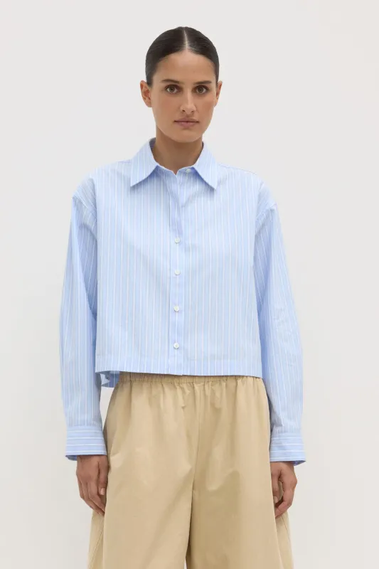 Tessa Poplin Cropped Shirt sold by Assembly Label