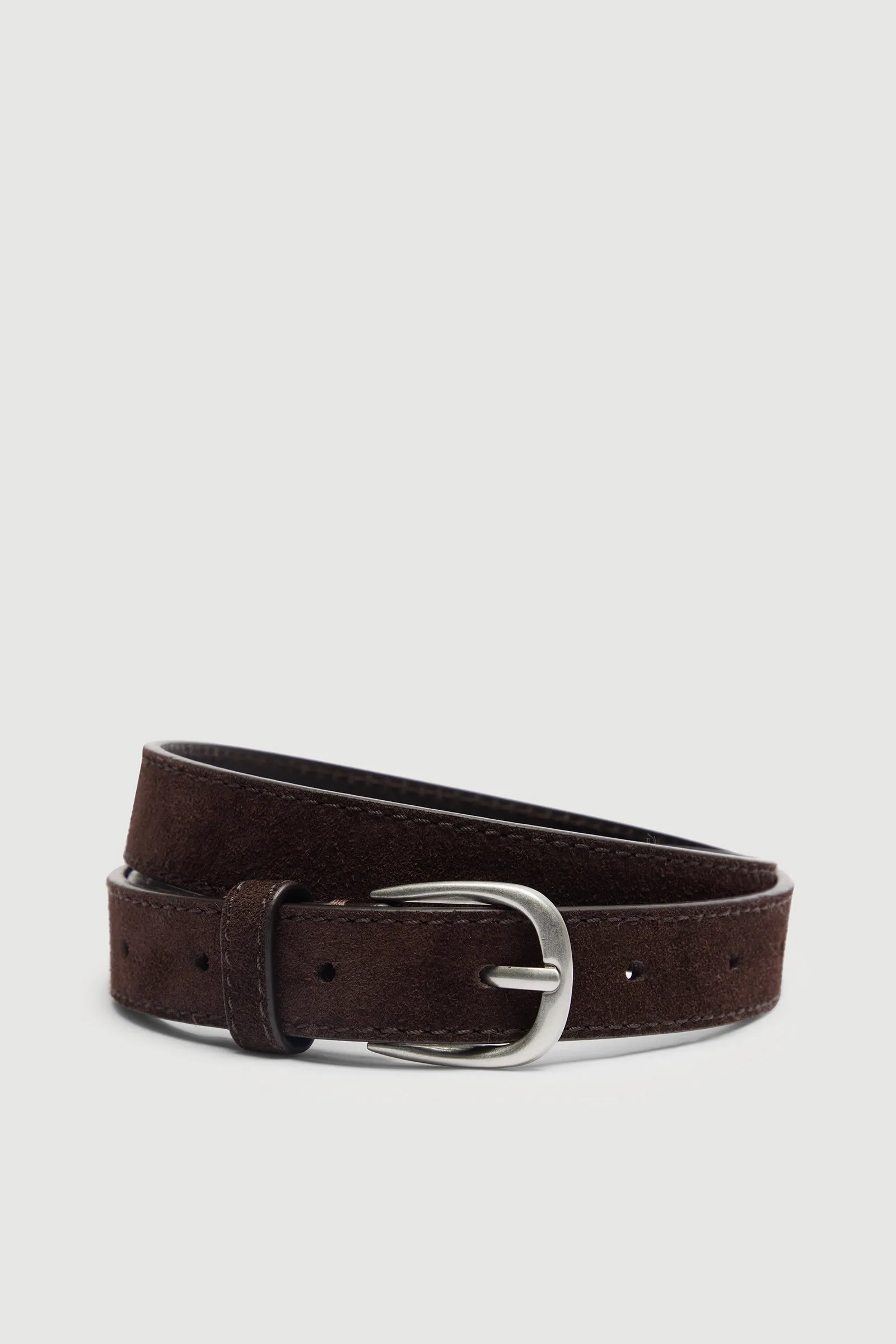 Womens Slim Suede Belt sold by Assembly Label