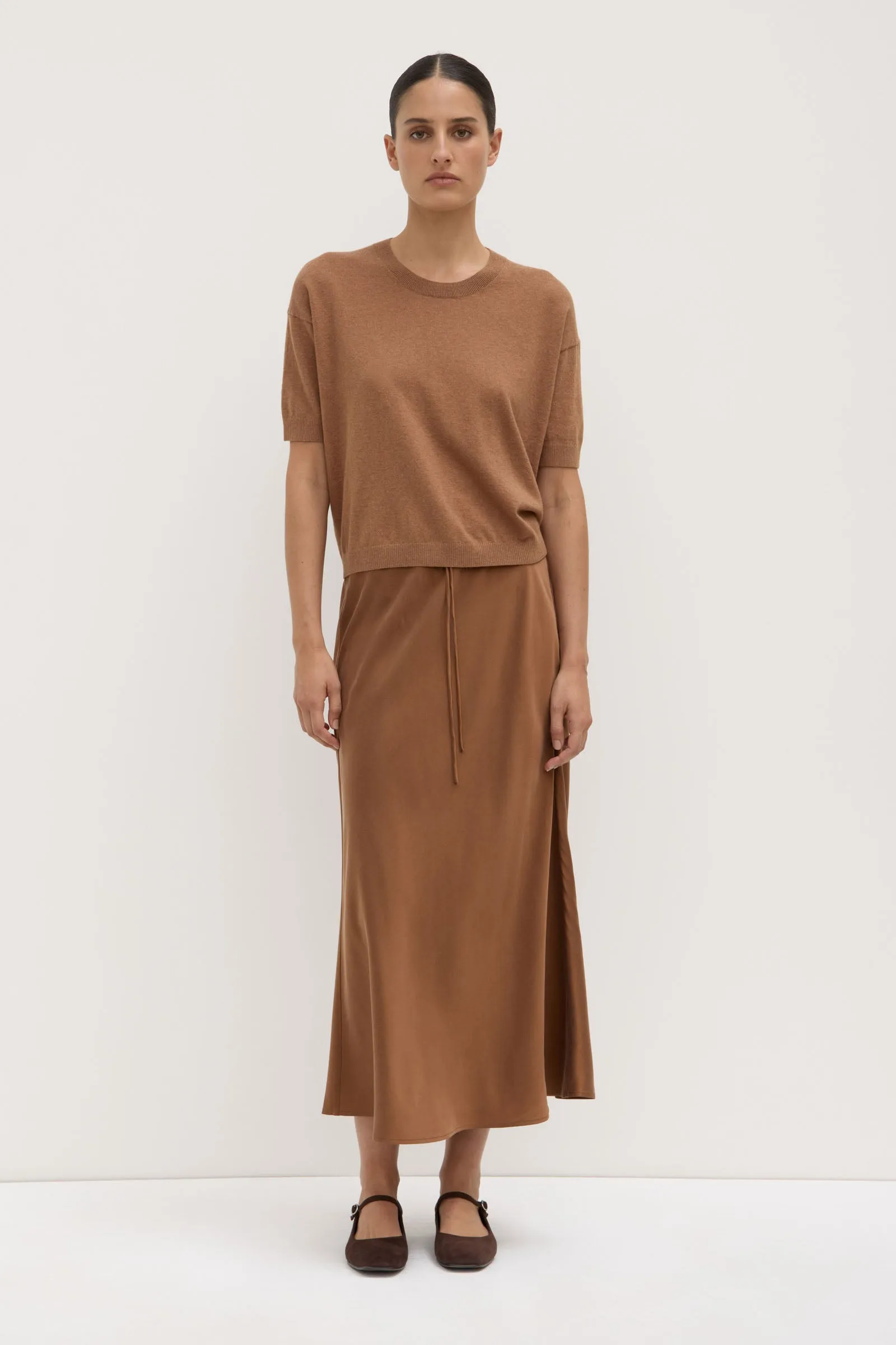 Pippa Silk Skirt sold by Assembly Label