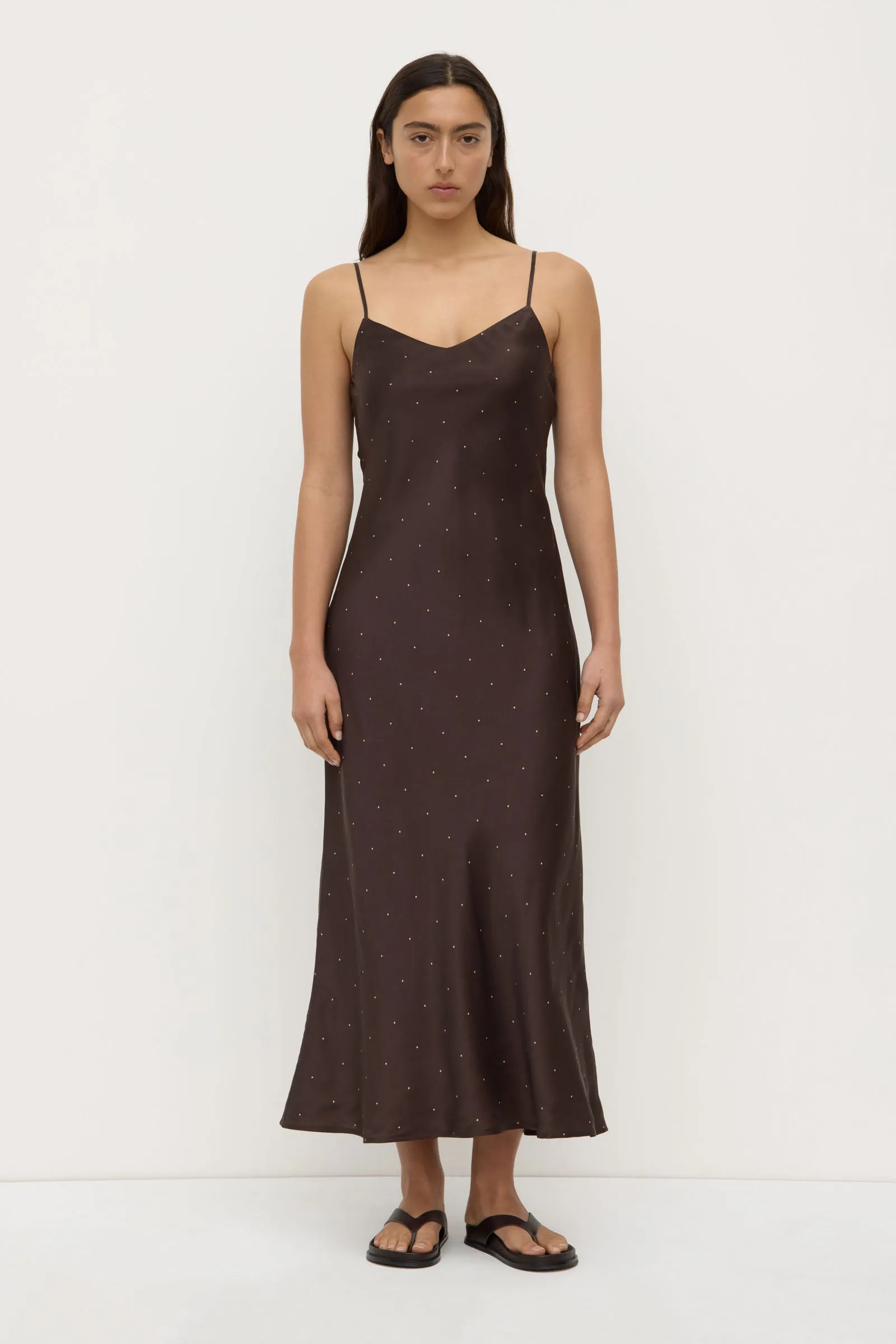 Pippa Dot Silk Slip Dress sold by Assembly Label