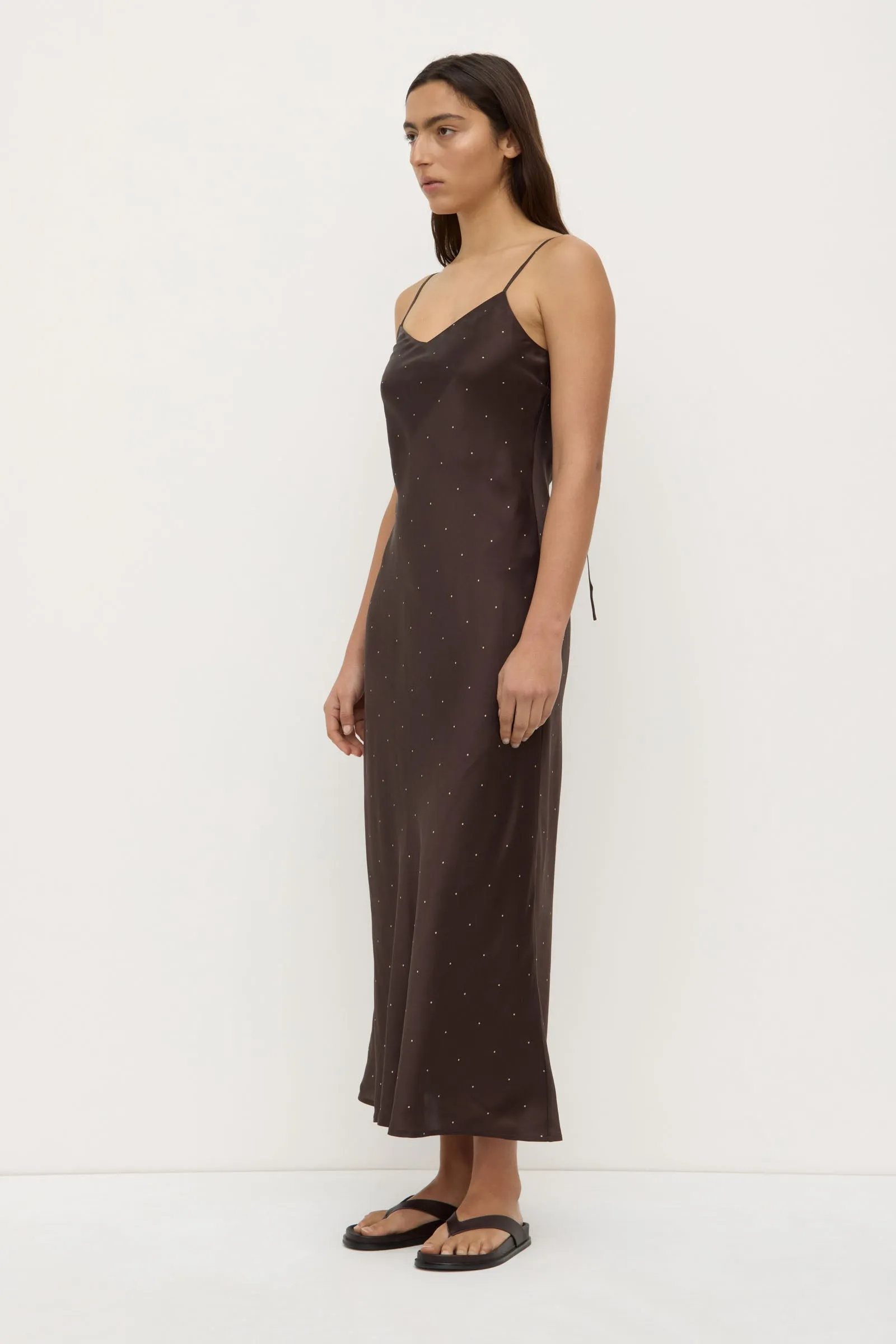 Pippa Dot Silk Slip Dress sold by Assembly Label product image thumbnail 2