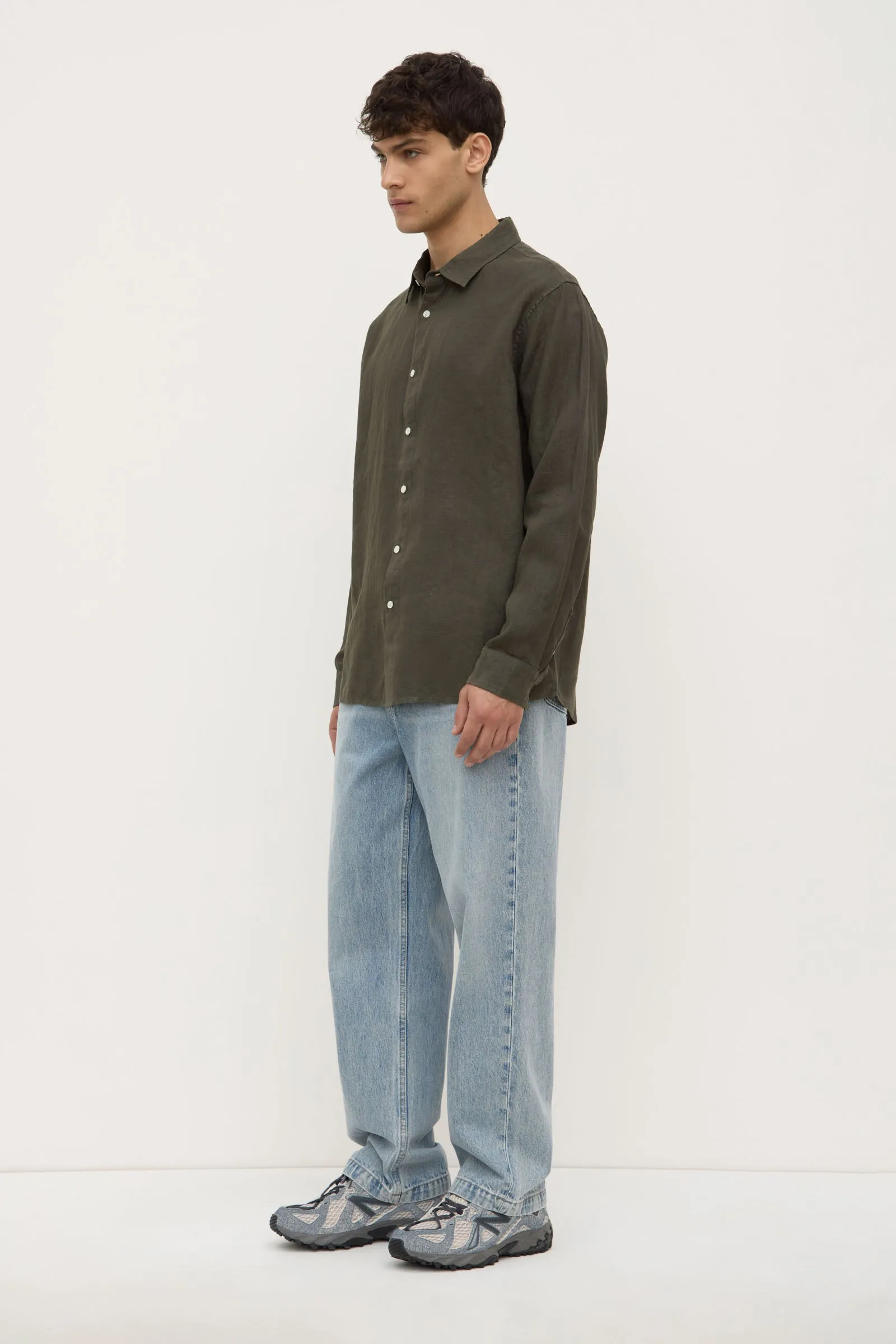 Mens Everyday Linen Shirt sold by Assembly Label product image thumbnail 3