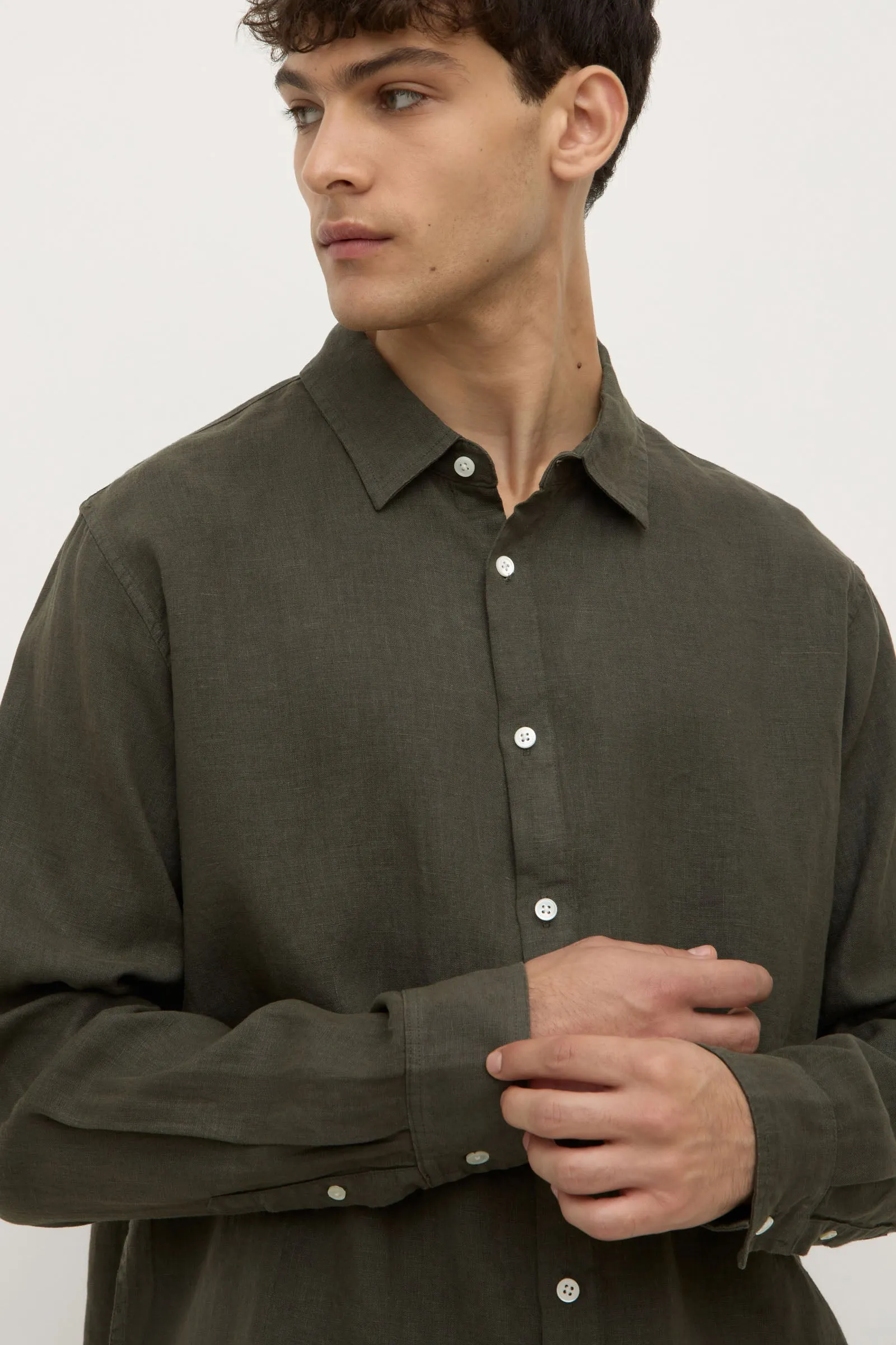 Mens Everyday Linen Shirt sold by Assembly Label product image thumbnail 5