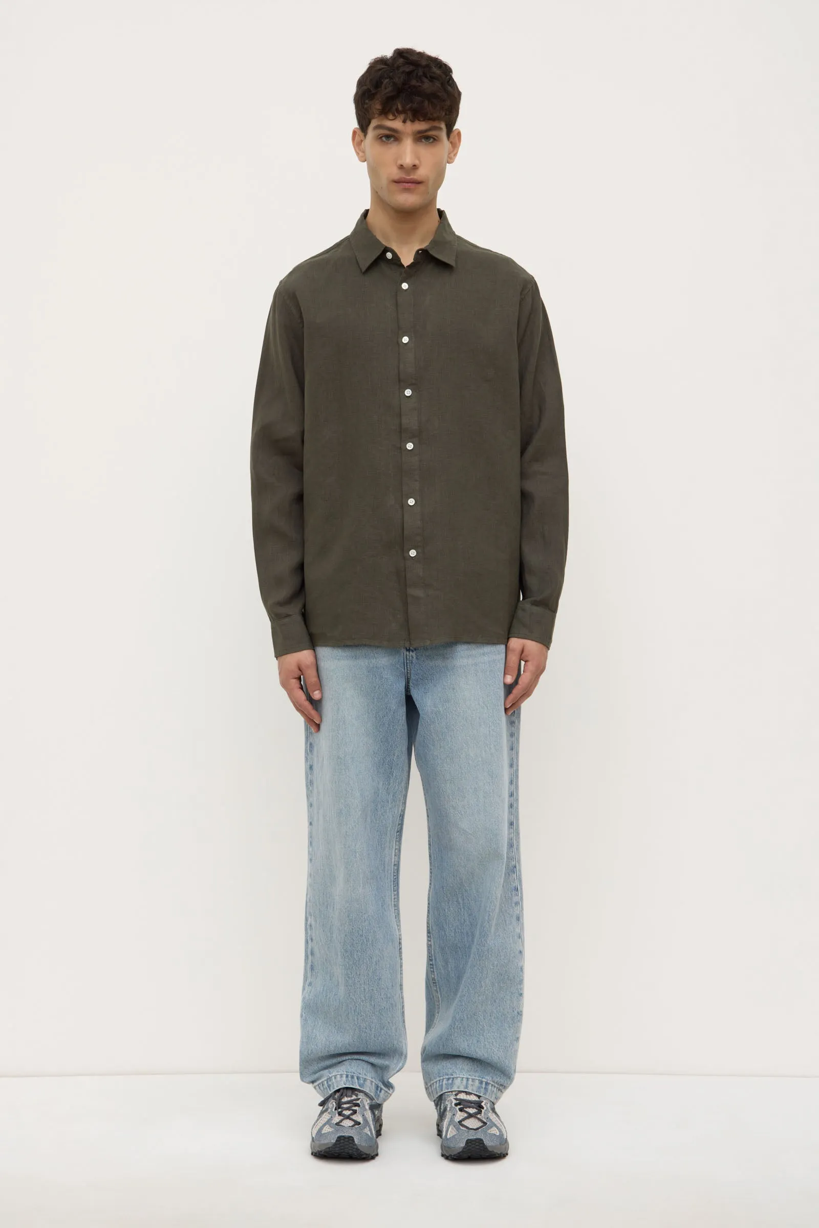 Mens Everyday Linen Shirt sold by Assembly Label