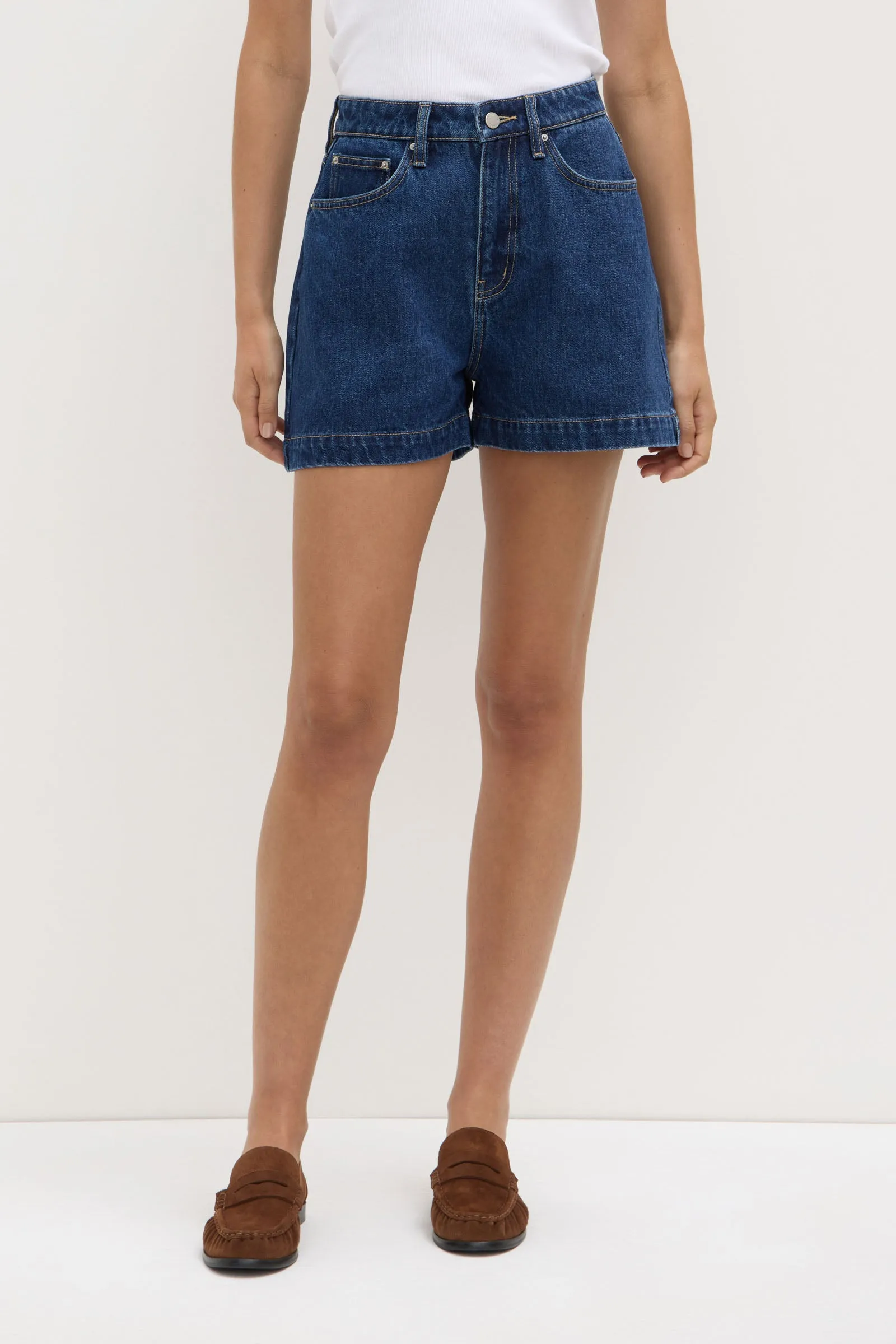 Boxy Denim Short sold by Assembly Label product image thumbnail 2