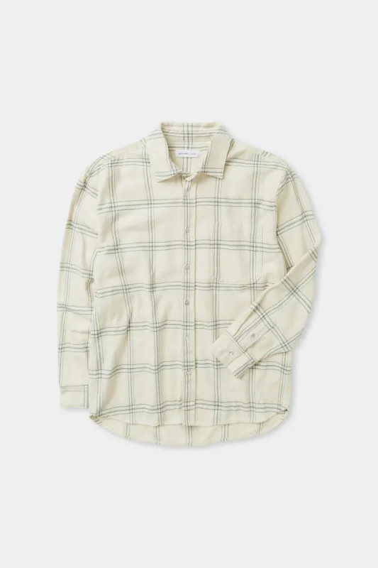 Re-Worn Mens Brushed Check Overshirt sold by Assembly Label