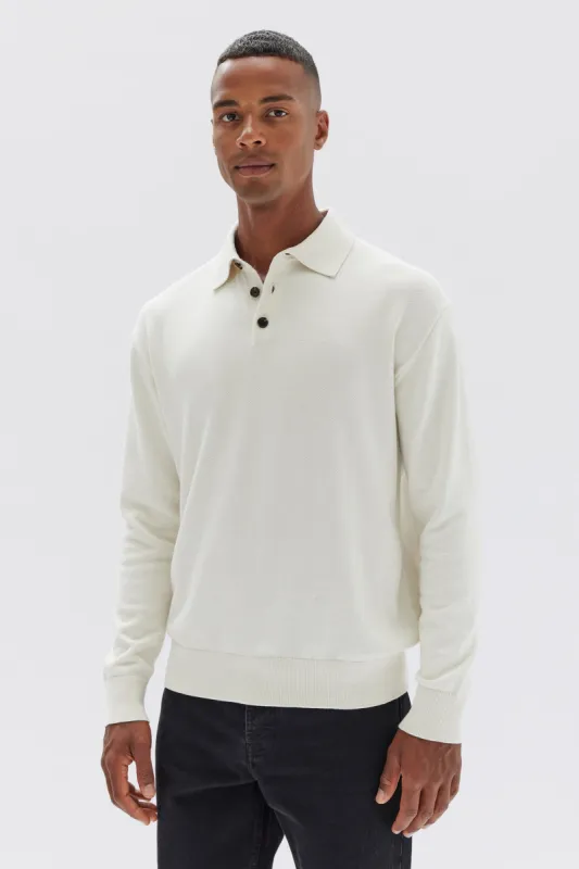 Carter Cotton Knit Polo sold by Assembly Label