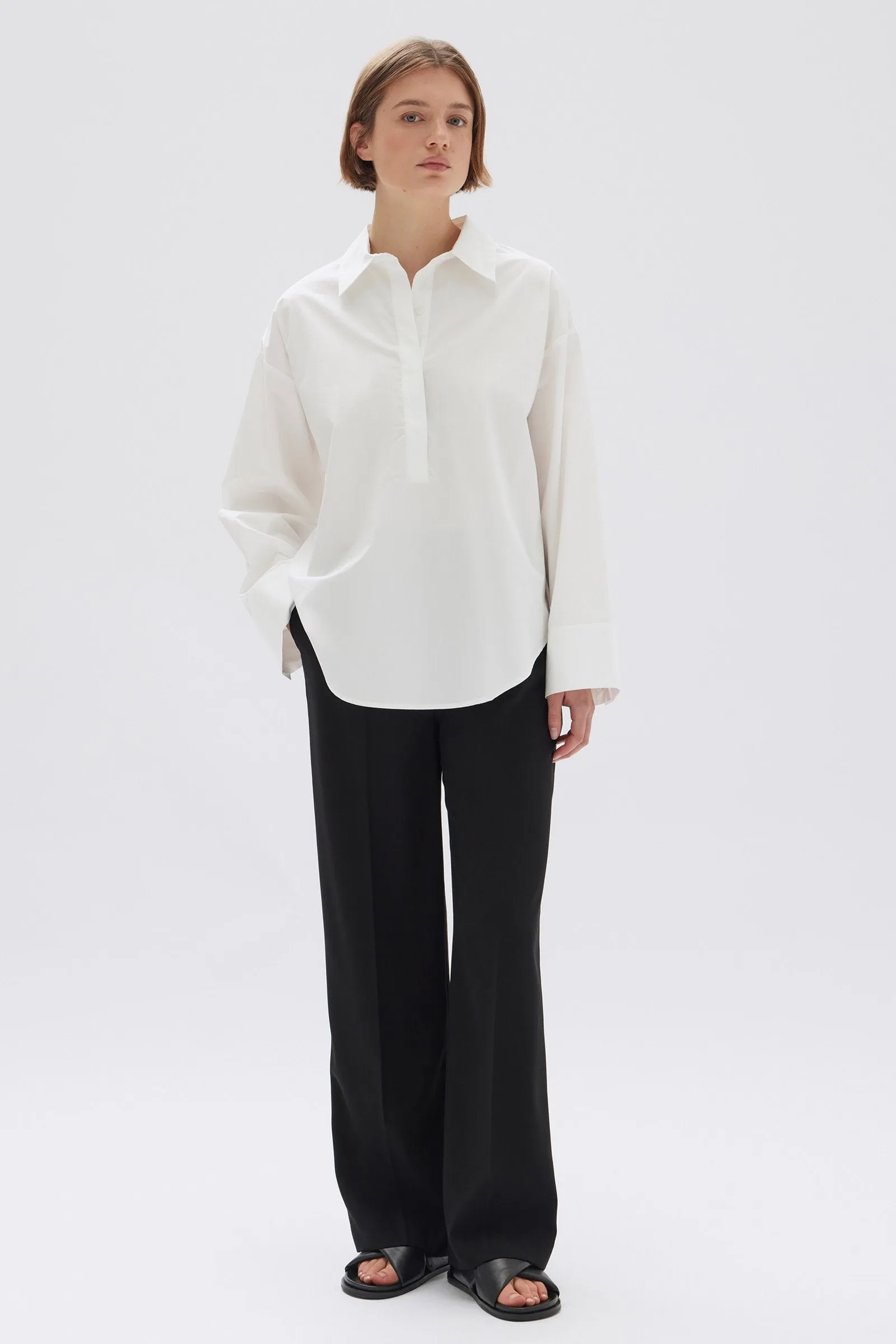 Veronica Poplin Shirt sold by Assembly Label