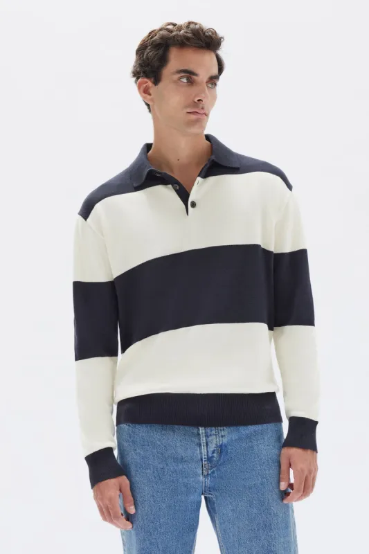 Carter Cotton Knit Polo sold by Assembly Label