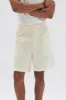 Stan Pleated Cotton Linen Short sold by Assembly Label