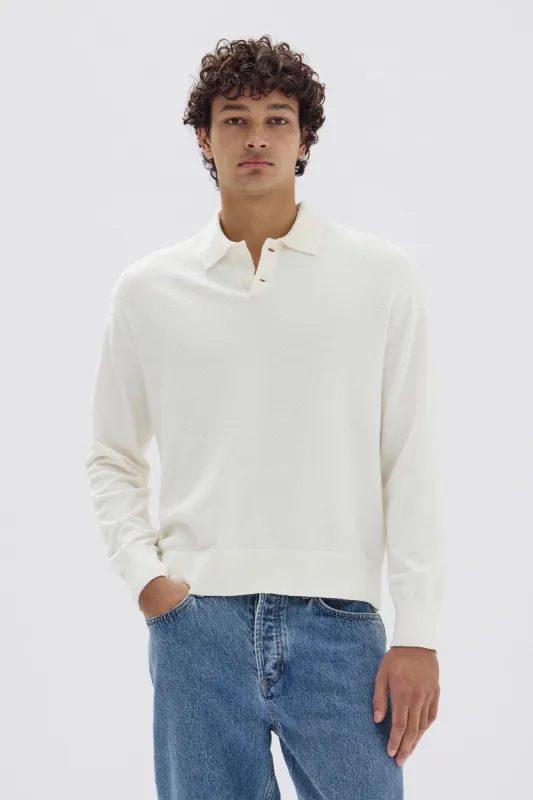 Paul Textured Knit Polo sold by Assembly Label