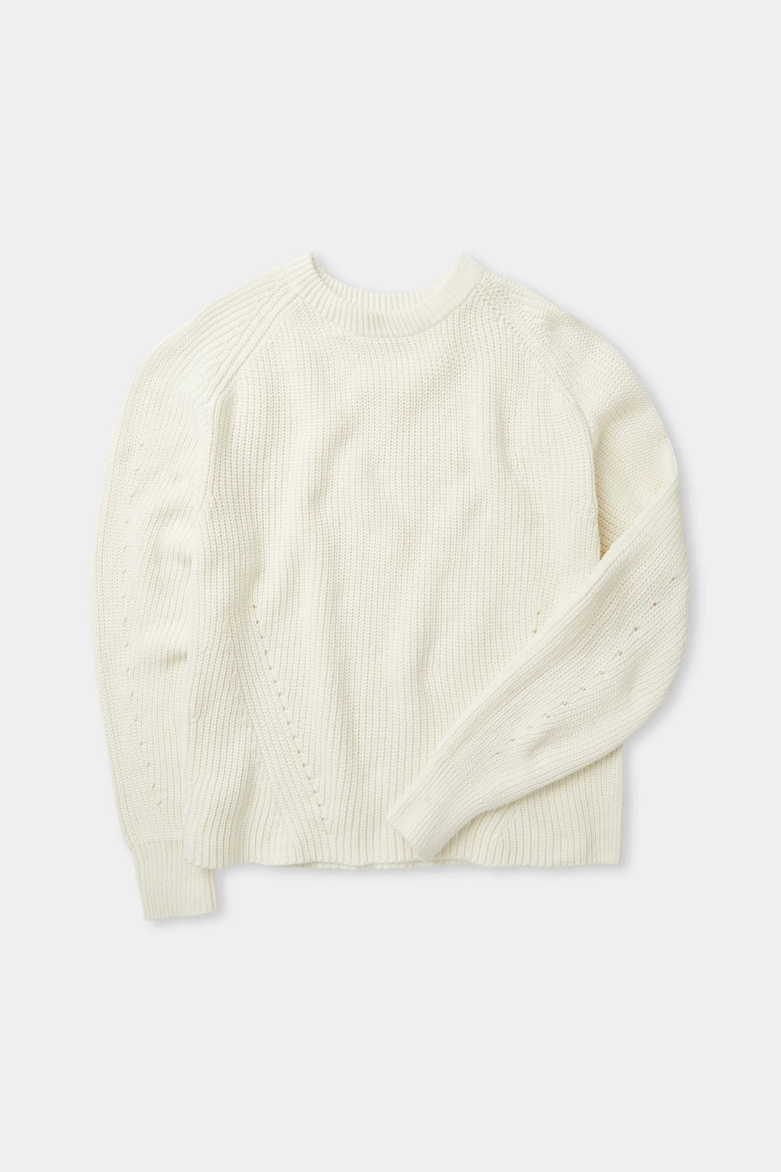 Re-Worn Womens Bria Cotton Crew Knit sold by Assembly Label