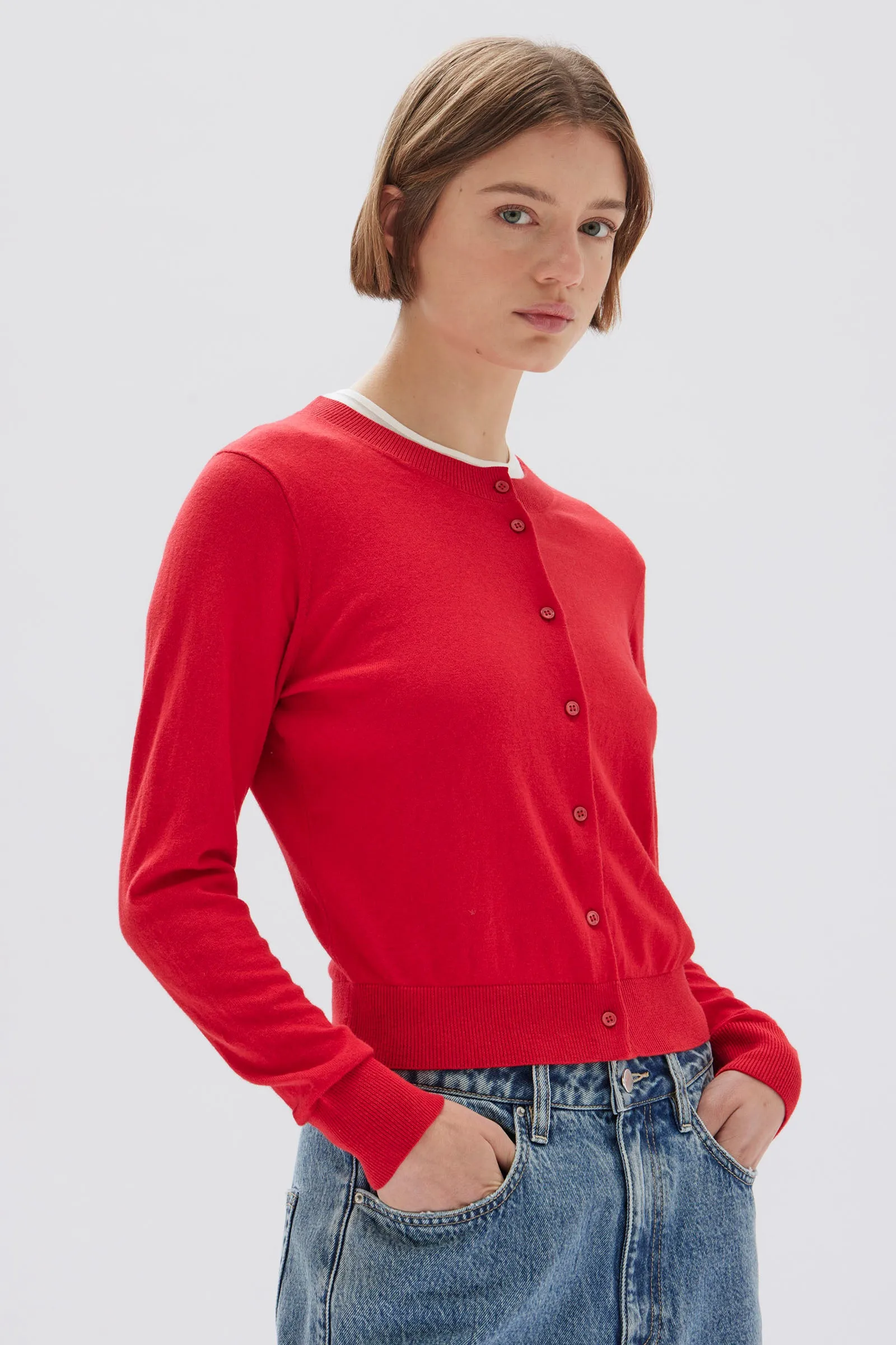 Semra Cotton Cashmere Cardigan sold by Assembly Label product image thumbnail 5
